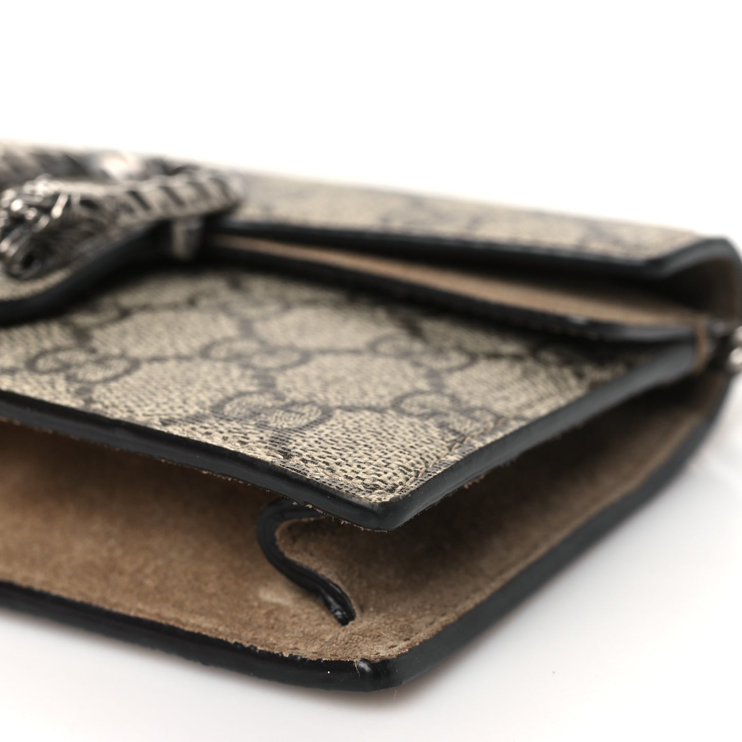 GG Supreme Monogram Super Mini Dionysus Shoulder Bag Taupe