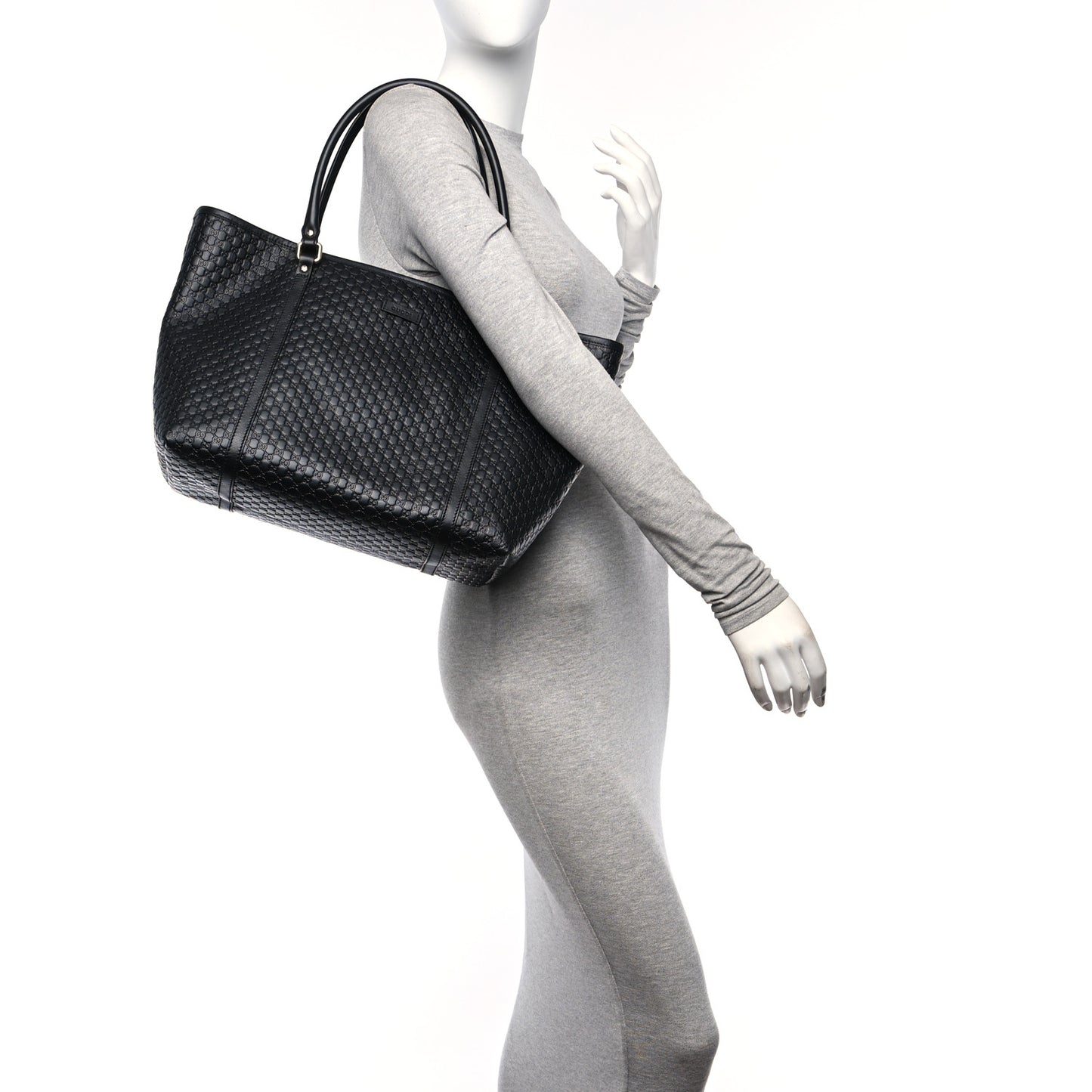 Microguccissima Medium Joy Tote Black