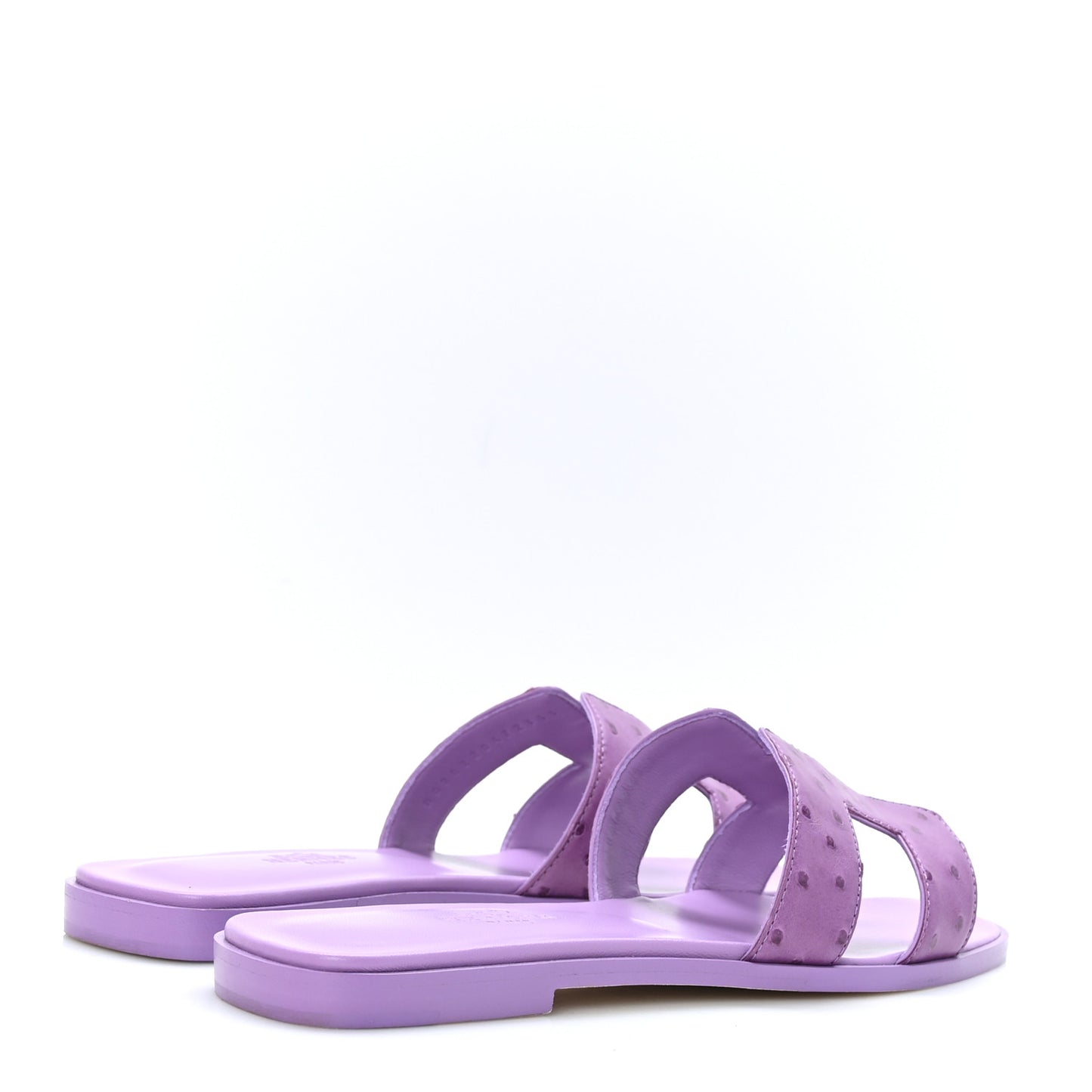 Ostrich Oran Sandals 36.5 Violet