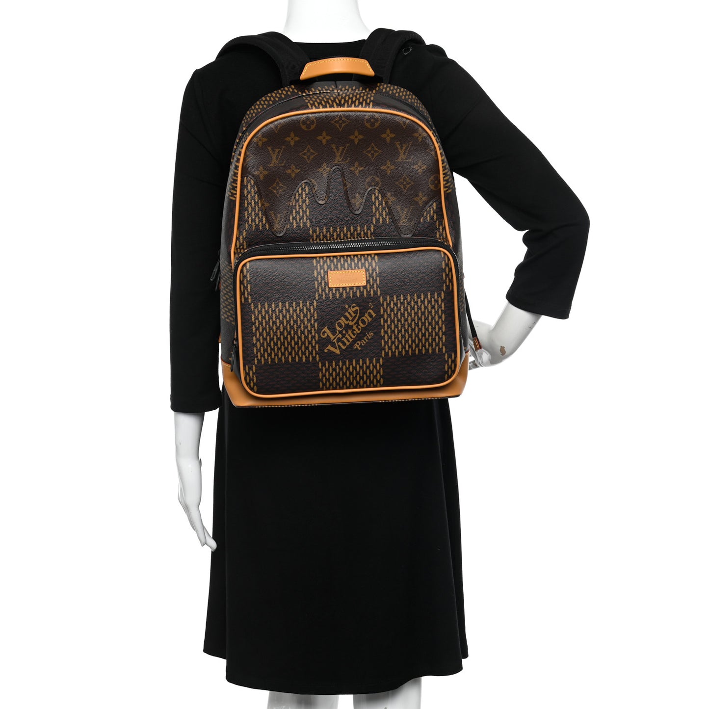 x NIGO Giant Damier Ebene Monogram Campus Backpack
