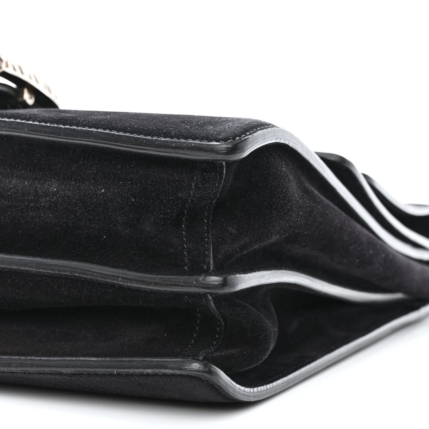 Suede Medium Dionysus Messenger Bag Black