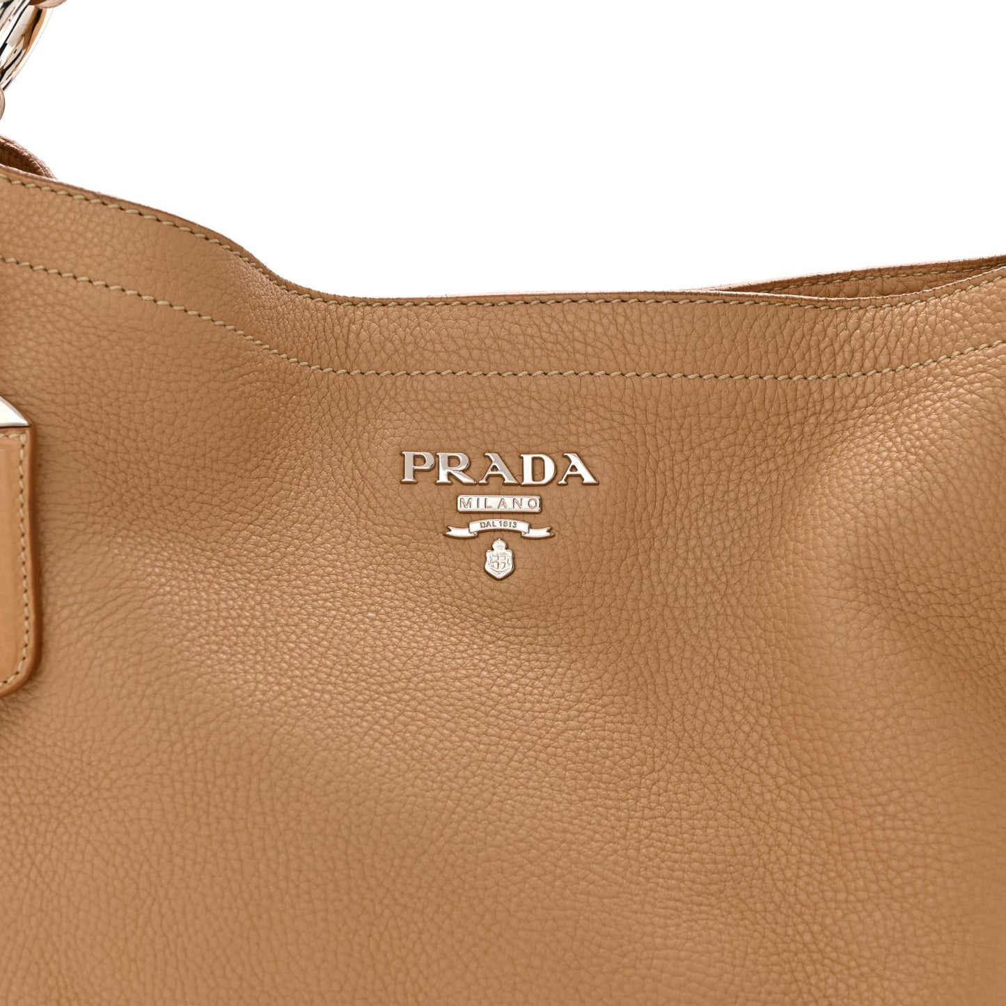 Vitello Daino Side Pocket Hobo Sabbia