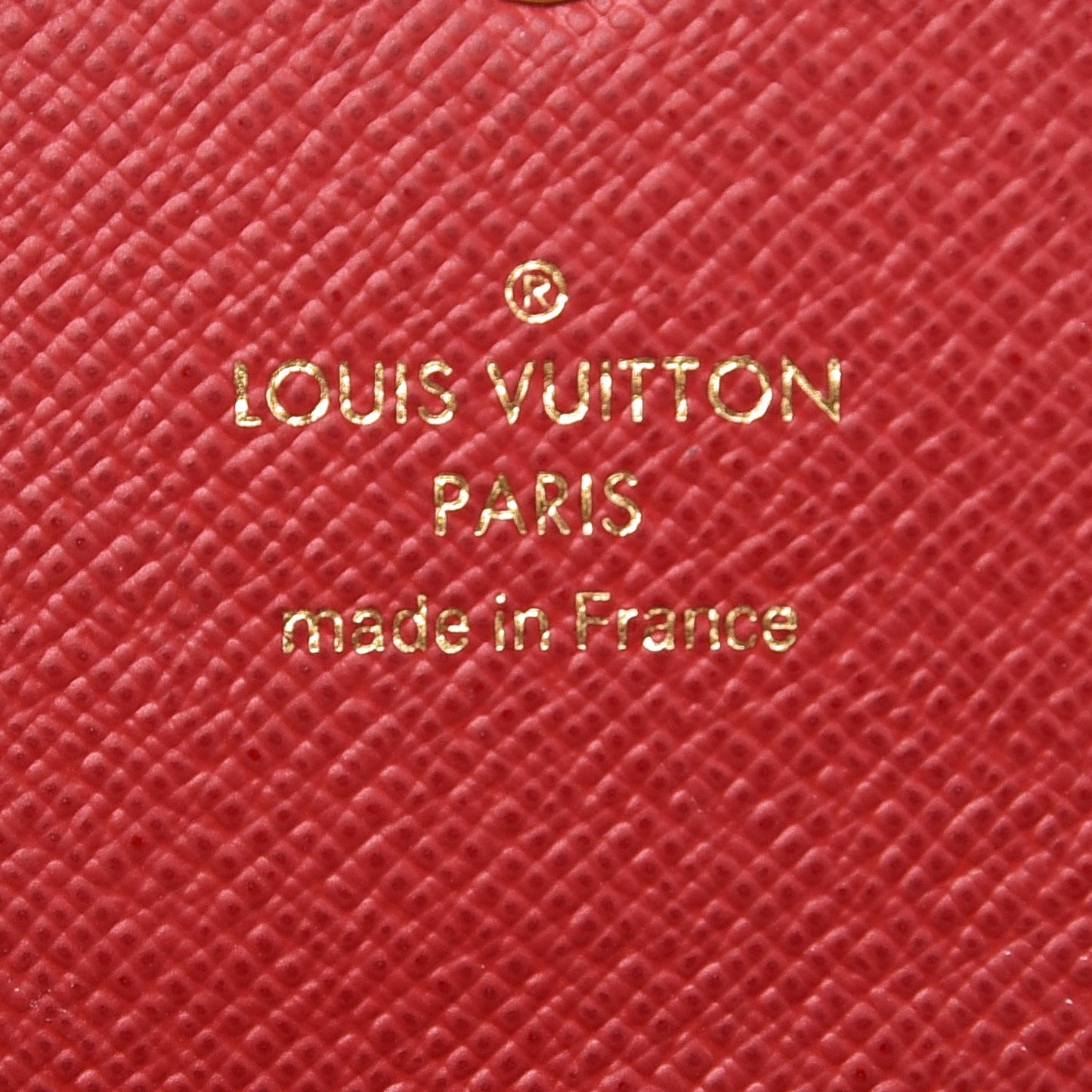 Damier Ebene Josephine Wallet Red