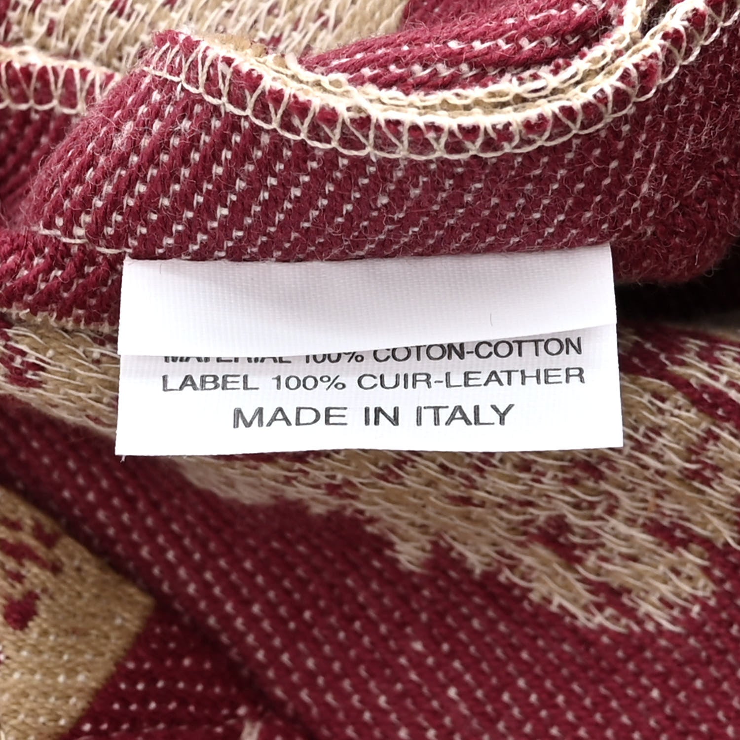 Christian Dior Canvas Print Cruise 2024 Mexico City Tote Ivory Burgundy 7 of 11
