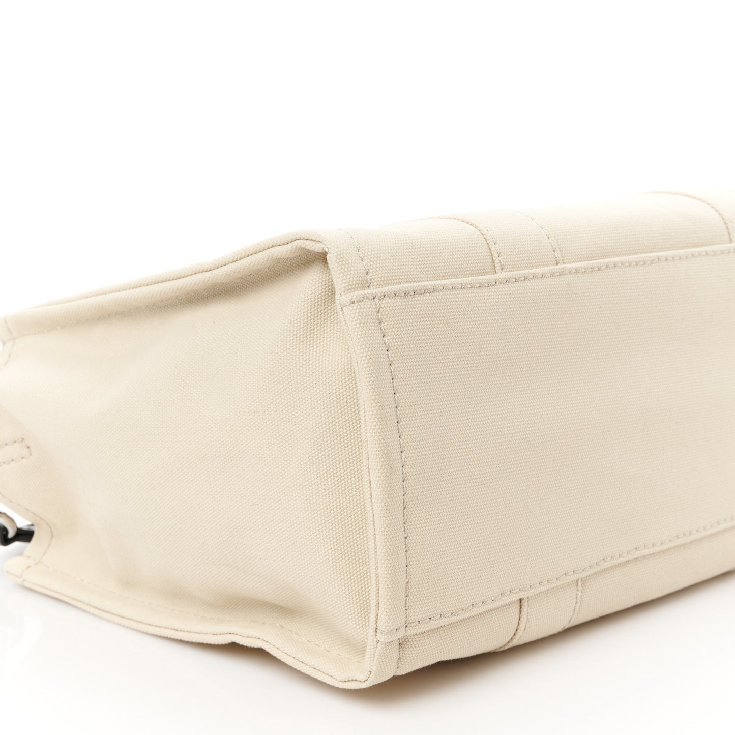 Cotton Canvas Medium The Traveler Tote Bag Beige