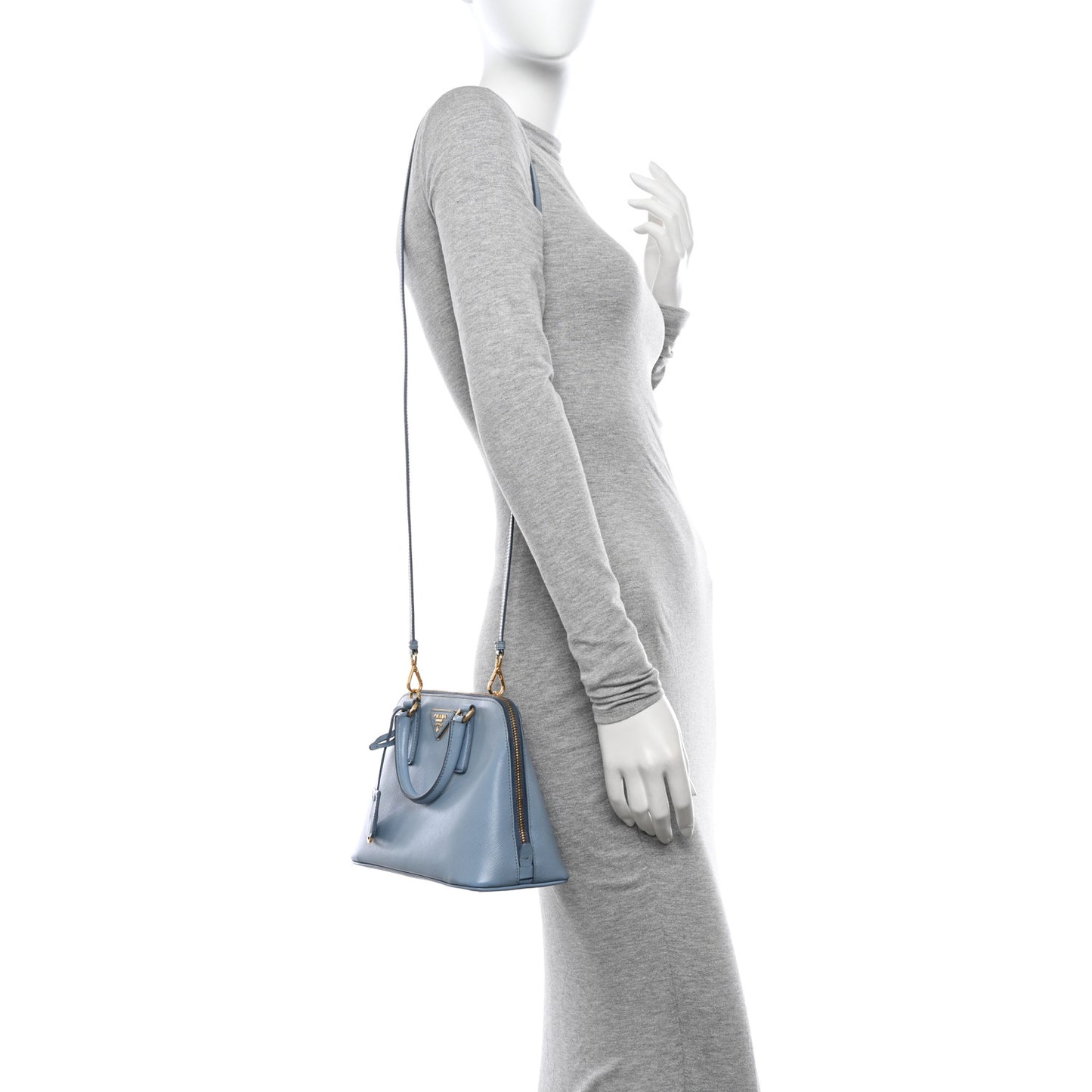 Saffiano Lux Small Promenade Tote Aviazione
