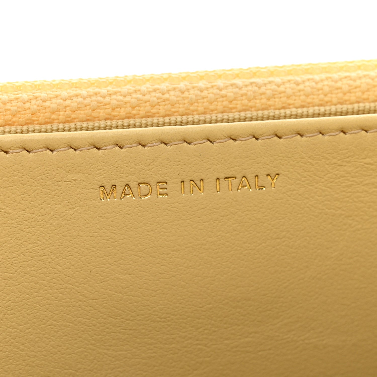 Chanel Lambskin Quilted Chanel 19 Wallet On Chain WOC Yellow 7 of 13