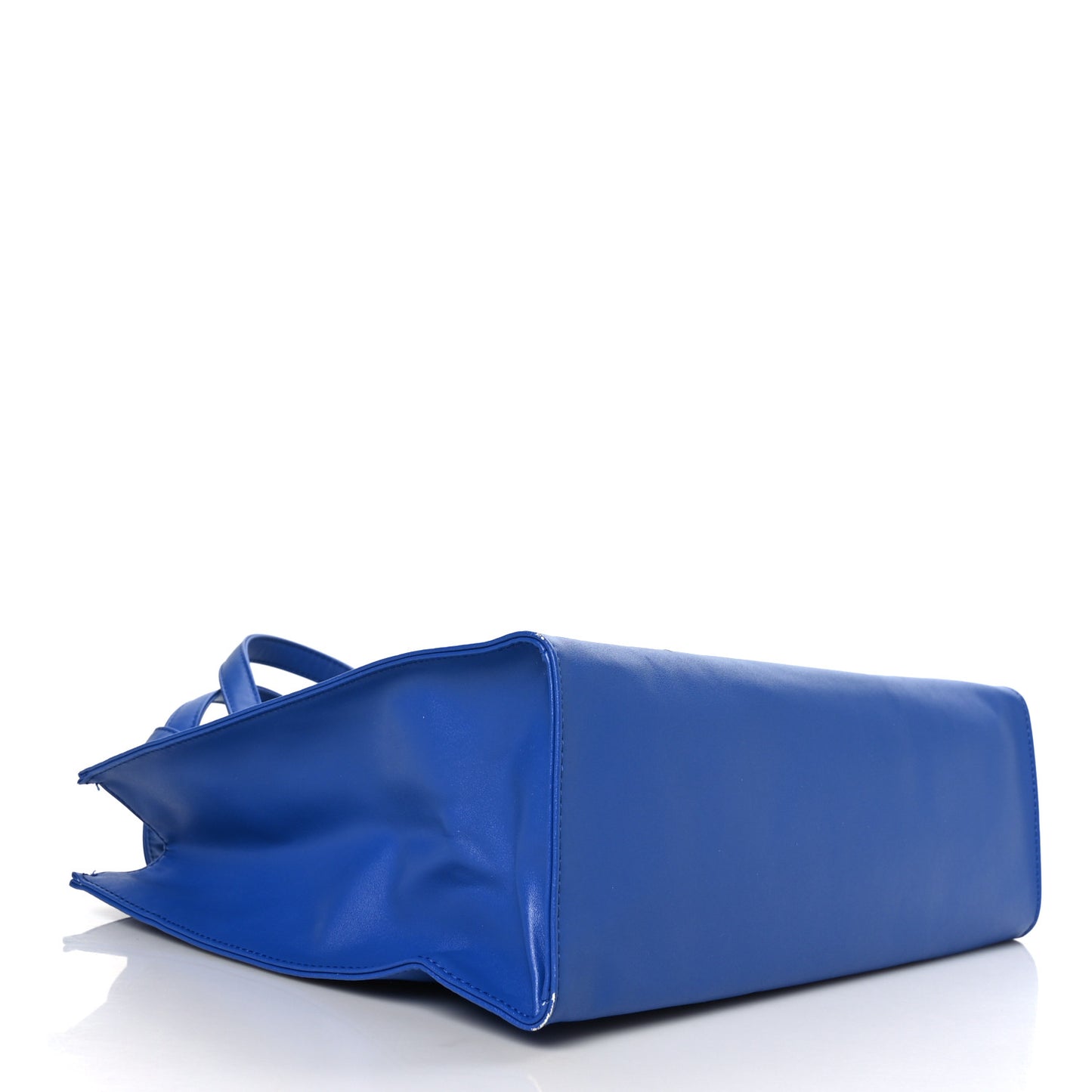 Vegan Leather Medium Shopping Bag Painters Tape