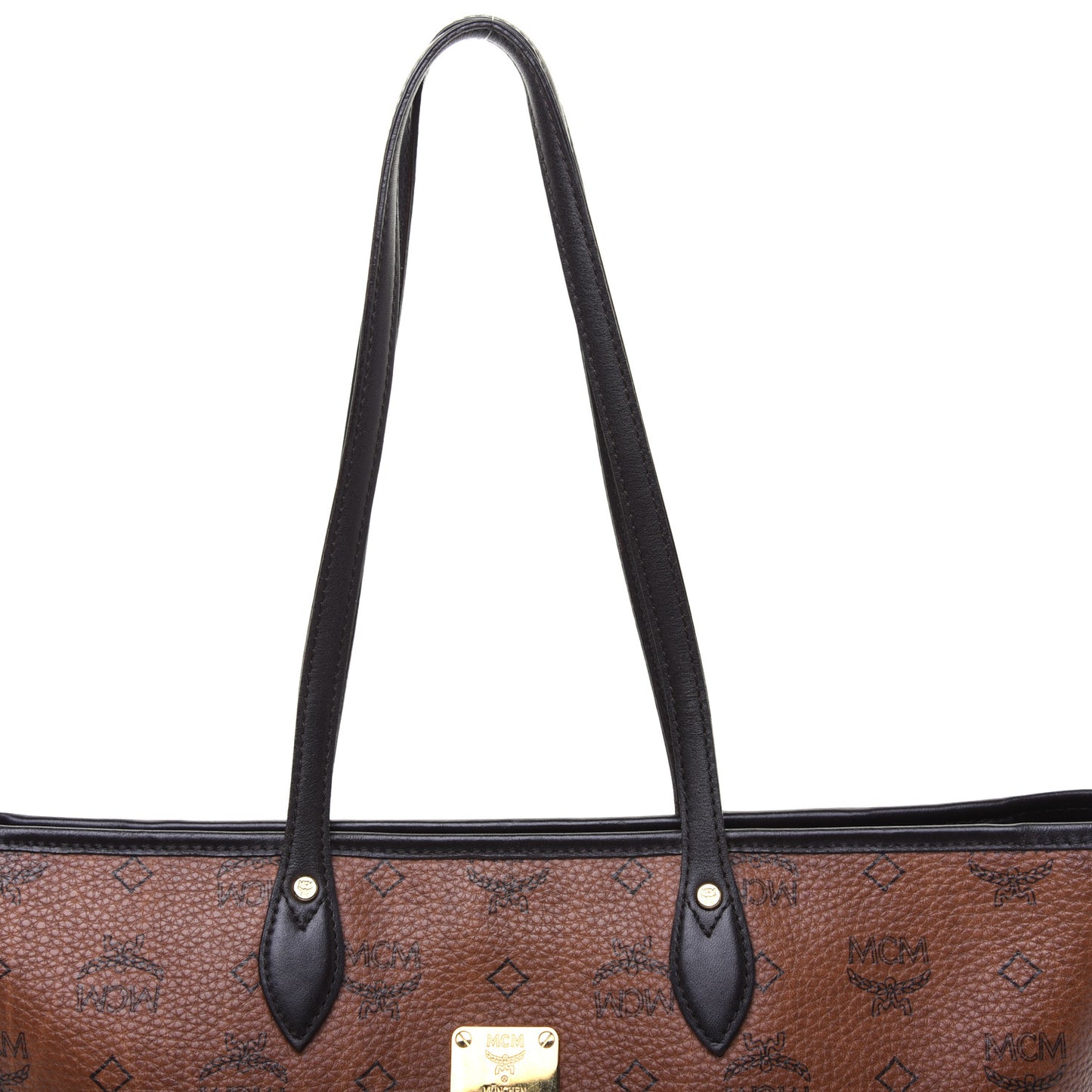 Visetos Dog Bone Shopper Tote Brown