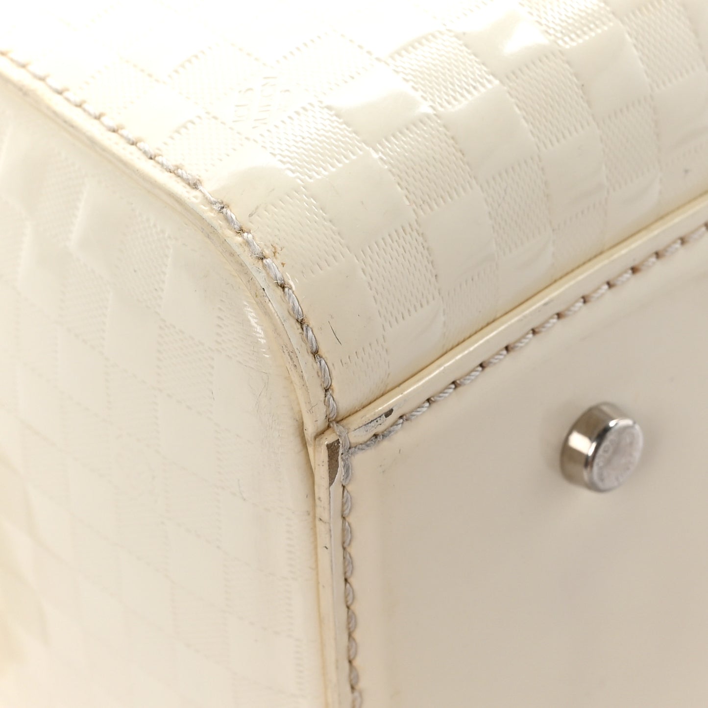 Damier Facette Speedy Cube PM Cream