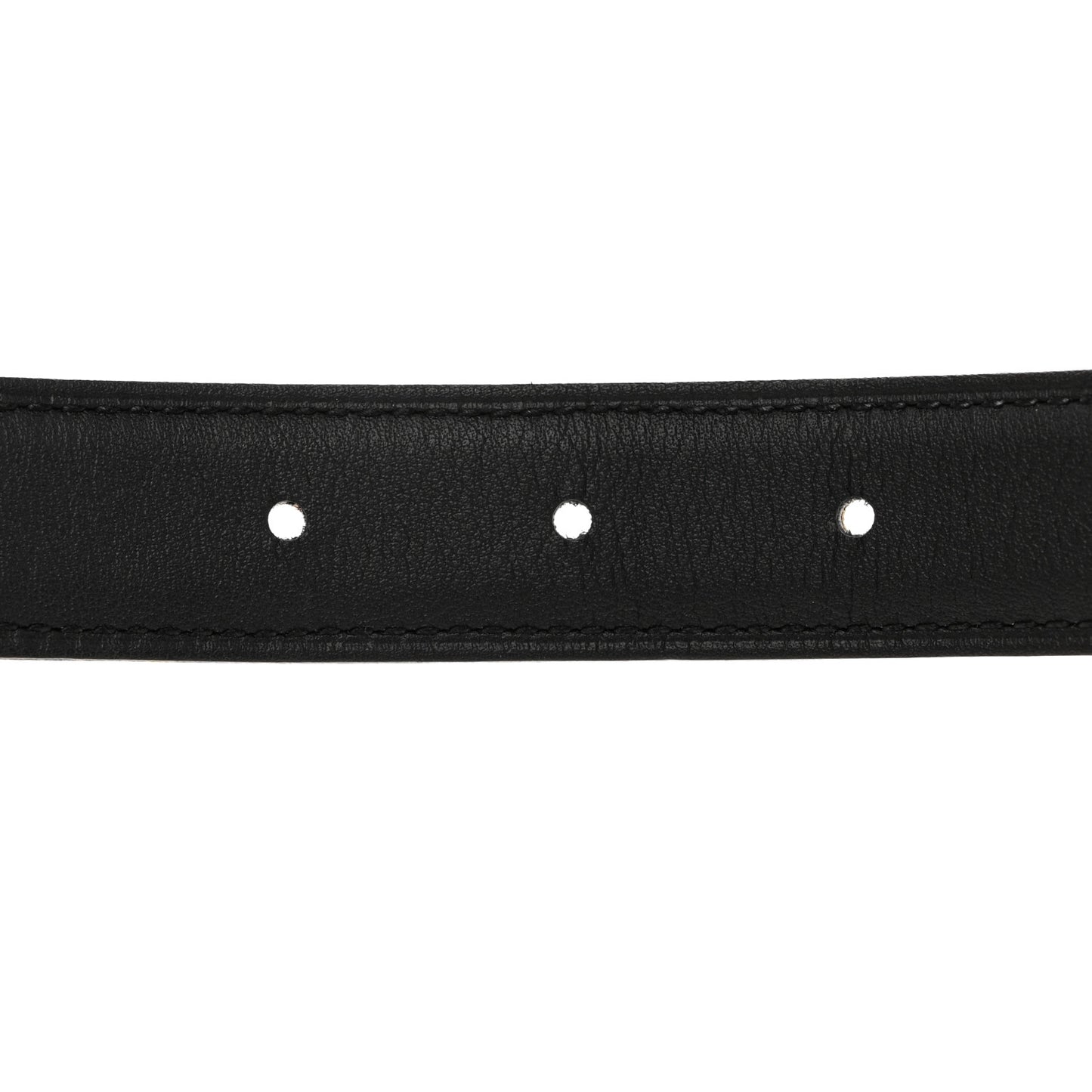 Swift Epsom 24mm Mini Constance H Belt 80 Black Gold