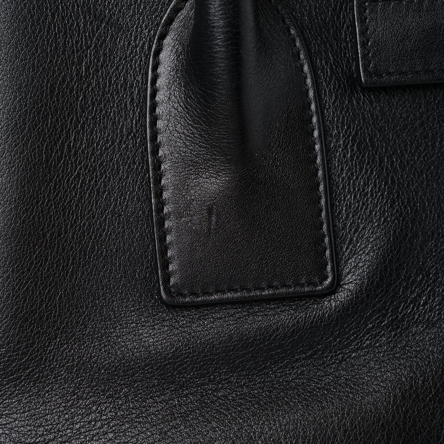 Calfskin Small Sac De Jour Black
