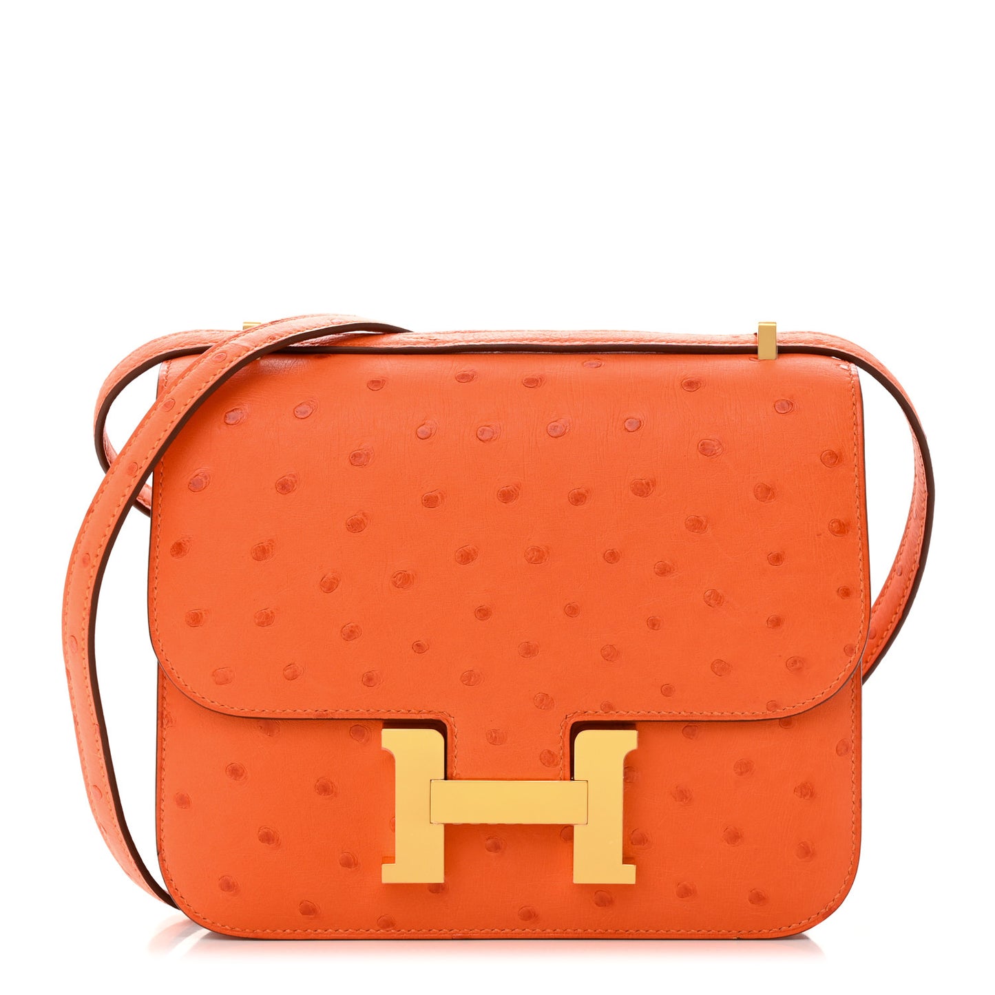 Ostrich Constance 18 Tangerine