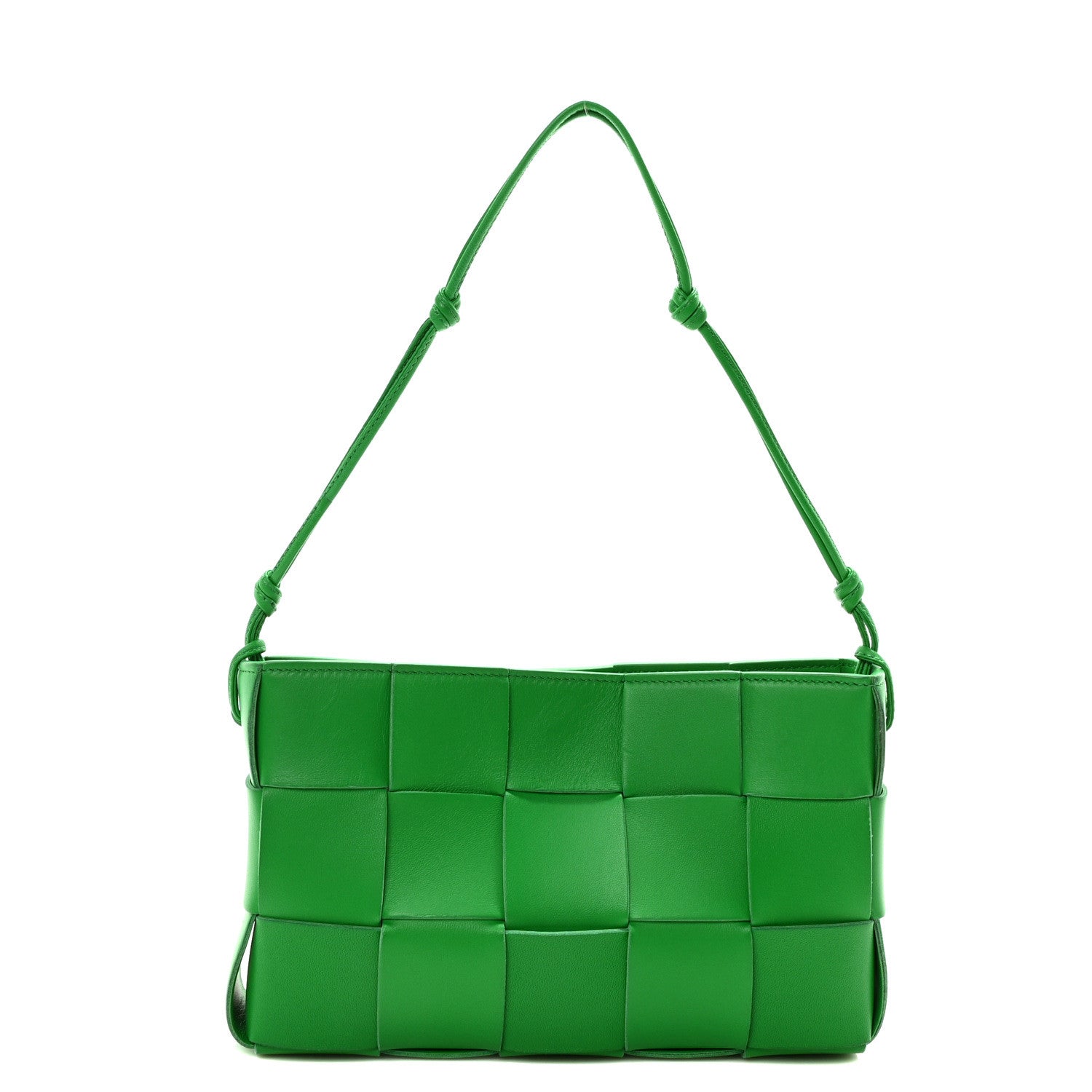 Bottega Veneta Calfskin Maxi Intrecciato Cassette Pouch On Strap Parakeet 1 of 9