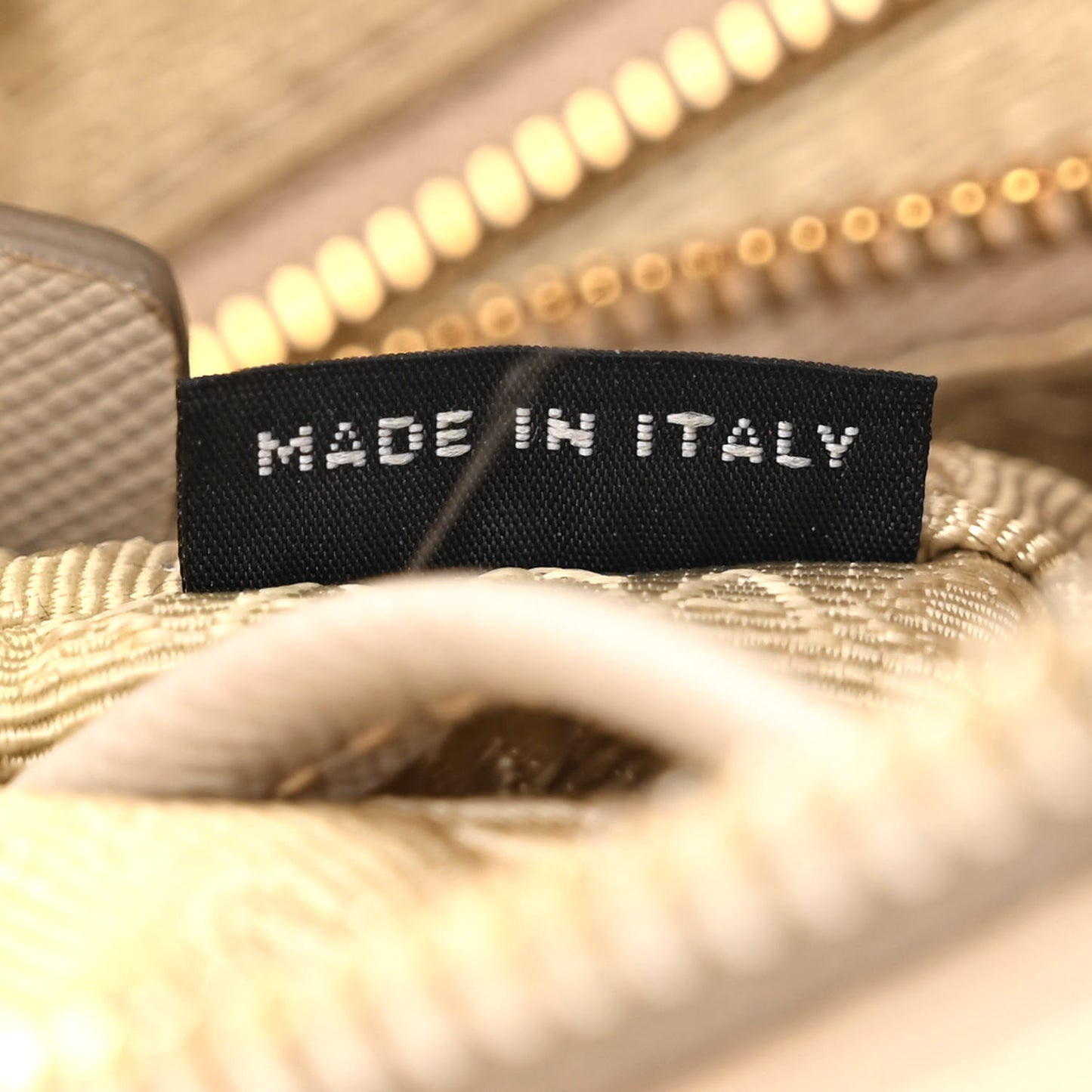 Tessuto Nylon Saffiano Crossbody Bag Talco