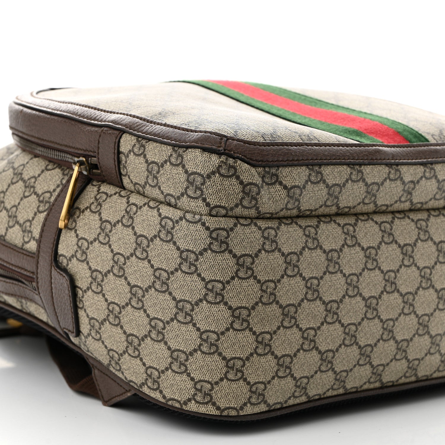 Gucci GG Supreme Monogram Medium Ophidia Day Backpack Brown 9 of 12