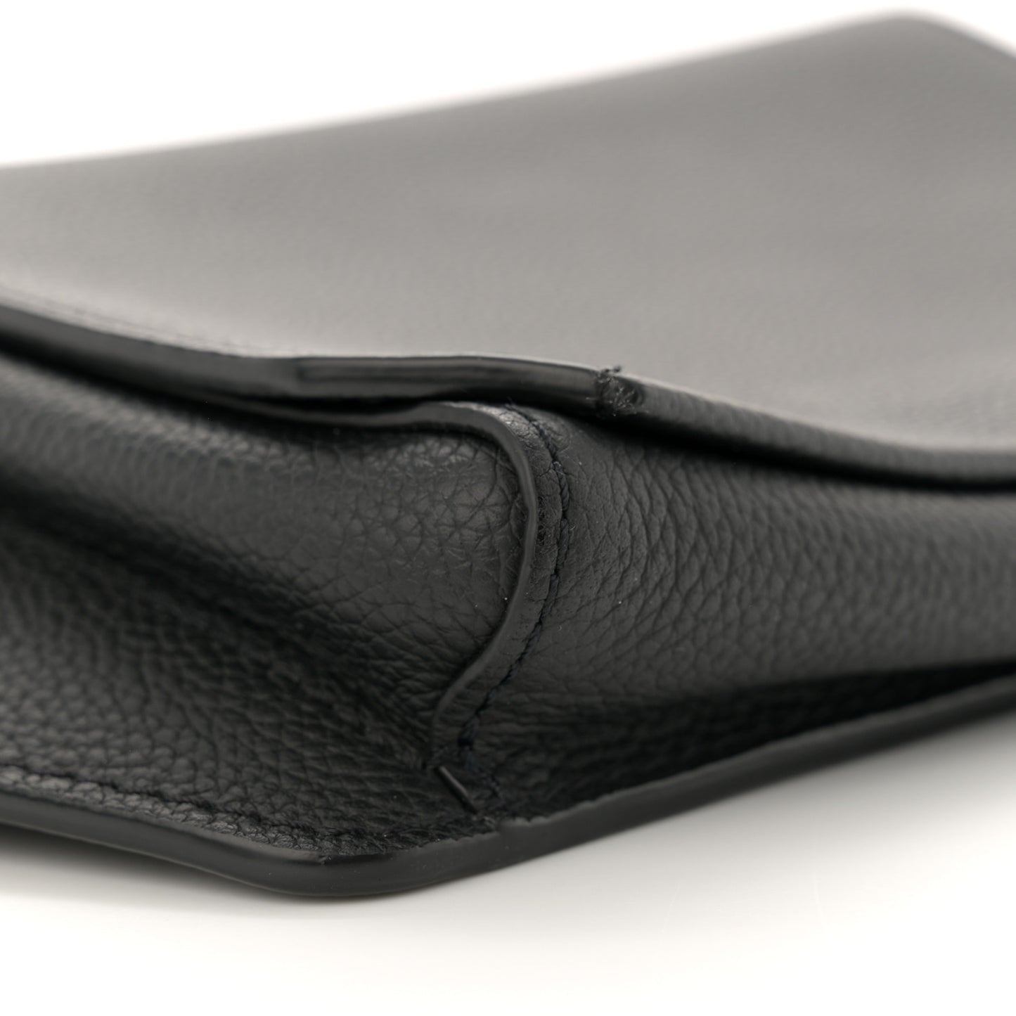 Grained Calfskin Aerogram Slingbag Black