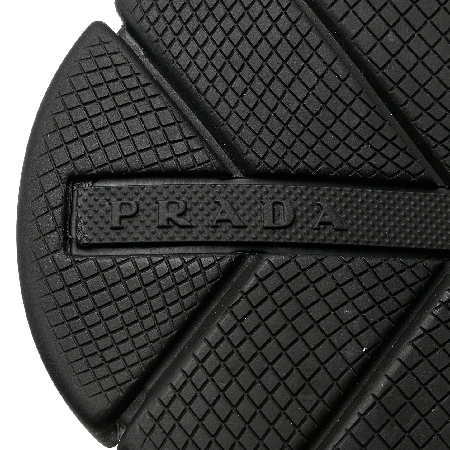 Knit Fabric Logo Mens Running Sneakers 8 Black