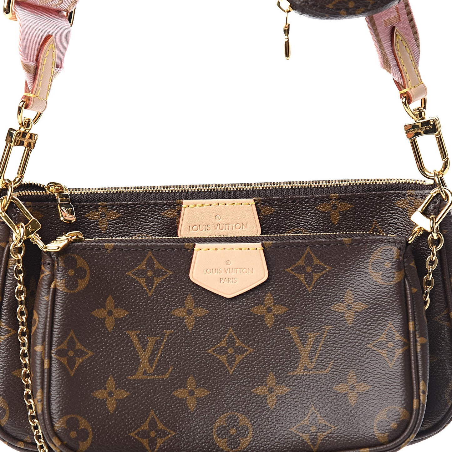 Monogram Multi Pochette Accessories Rose Clair