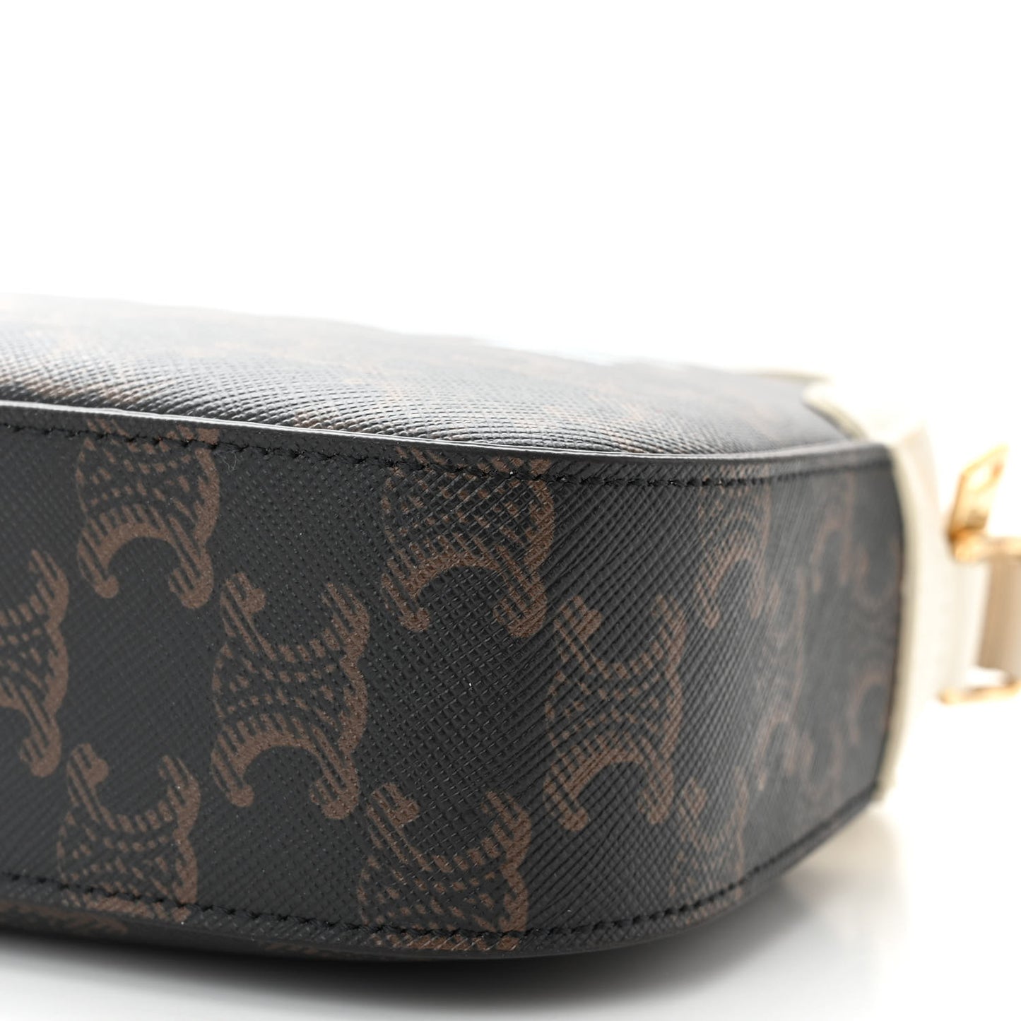 Triomphe Canvas Small Camera Bag White