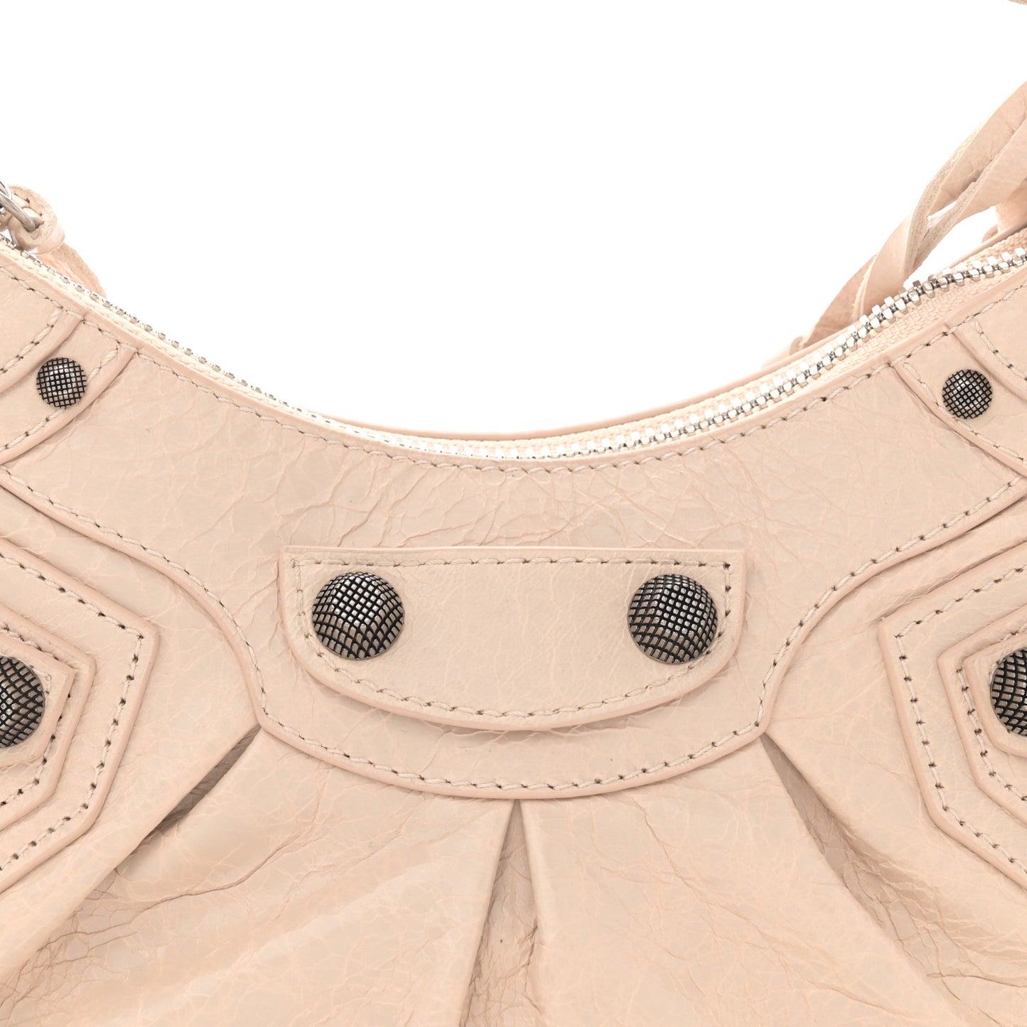 Agneau Arena Le Cagole Shoulder Bag XS Sand Beige
