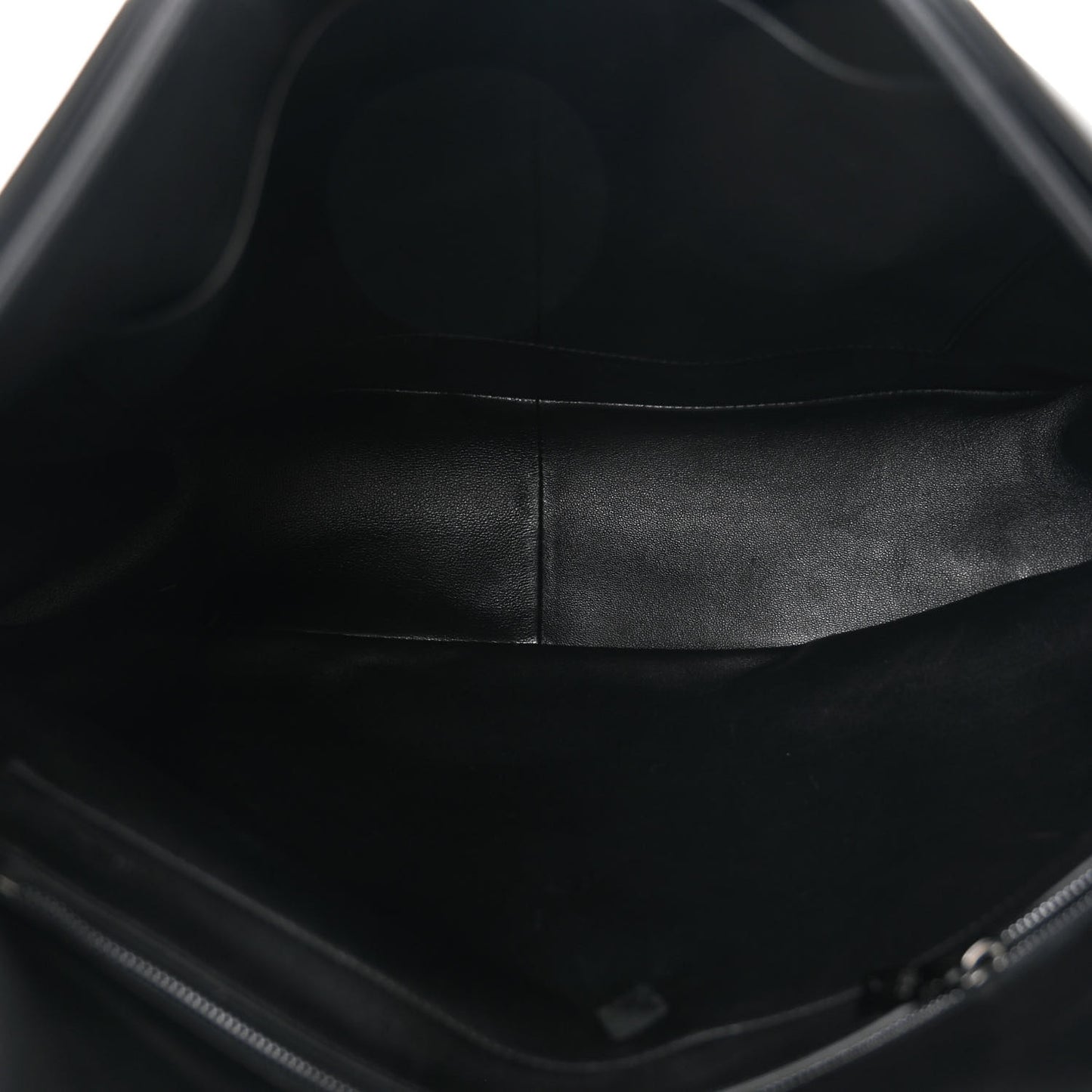 Nappa Monochrome One Stud Hobo Black