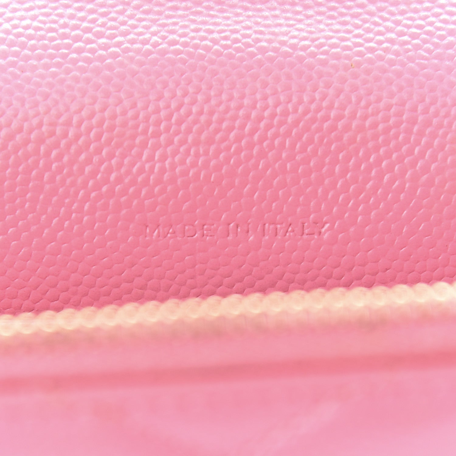 Saint Laurent Grain De Poudre Matelasse Chevron Monogram Envelope Chain Wallet Rose Clair 7 of 13