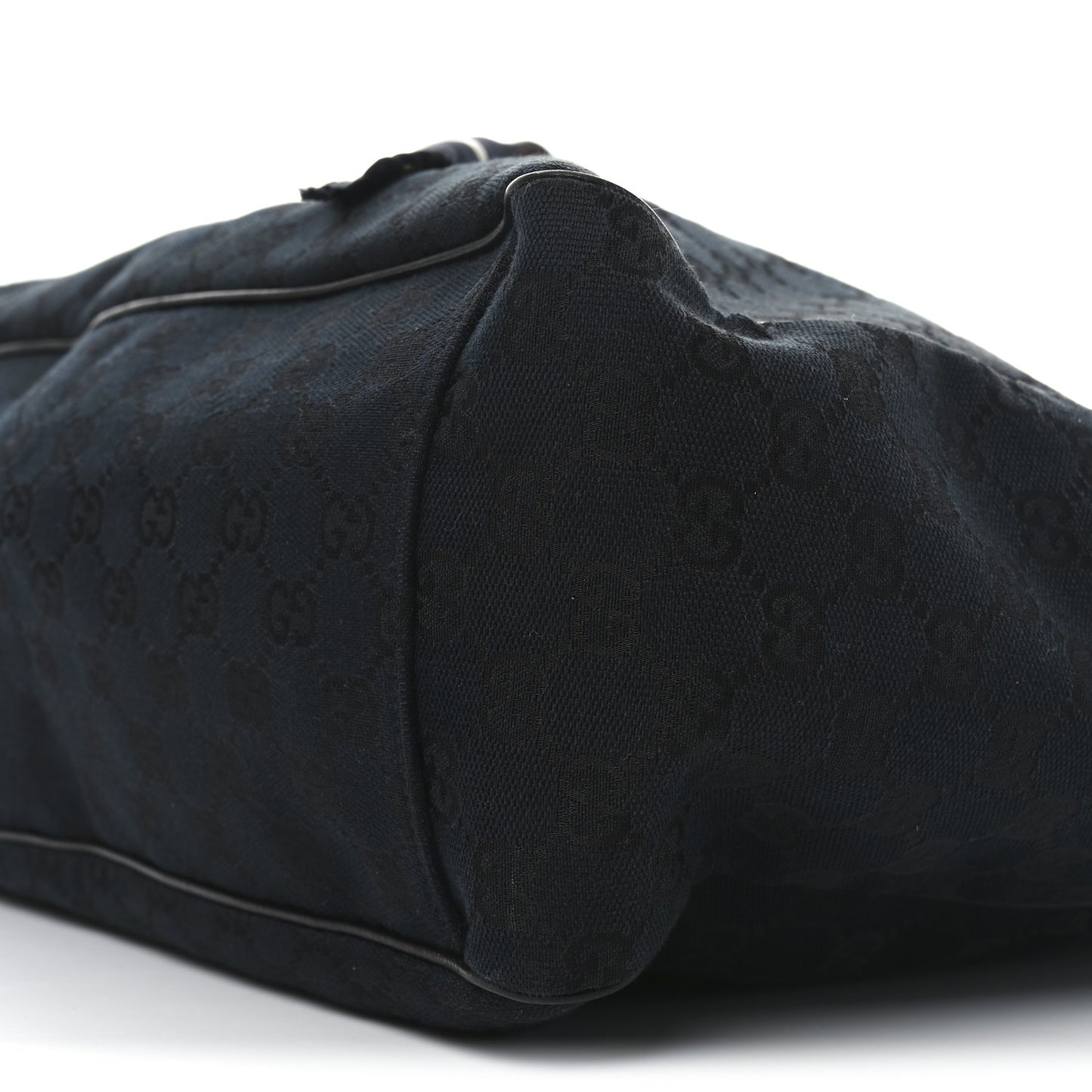 Monogram Large Positano Tote Black