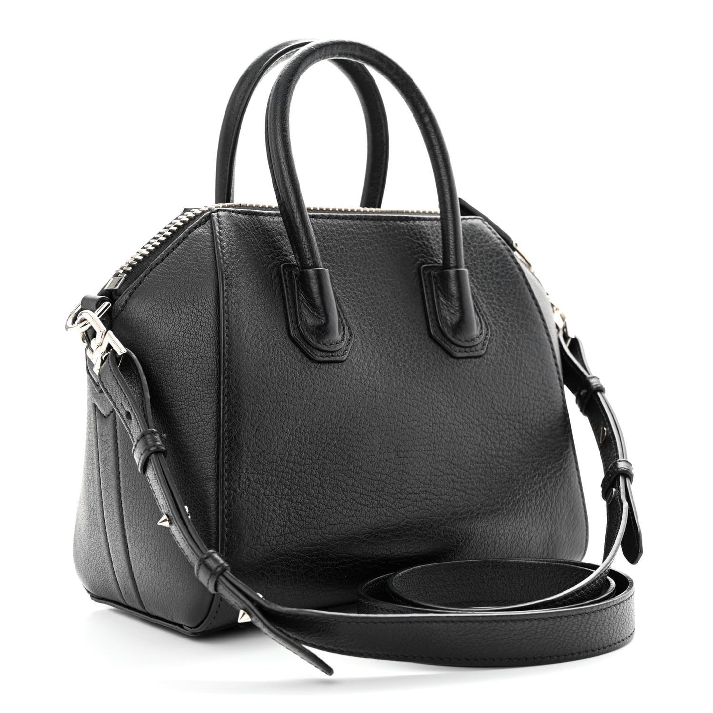 Sugar Goatskin Mini Antigona Black