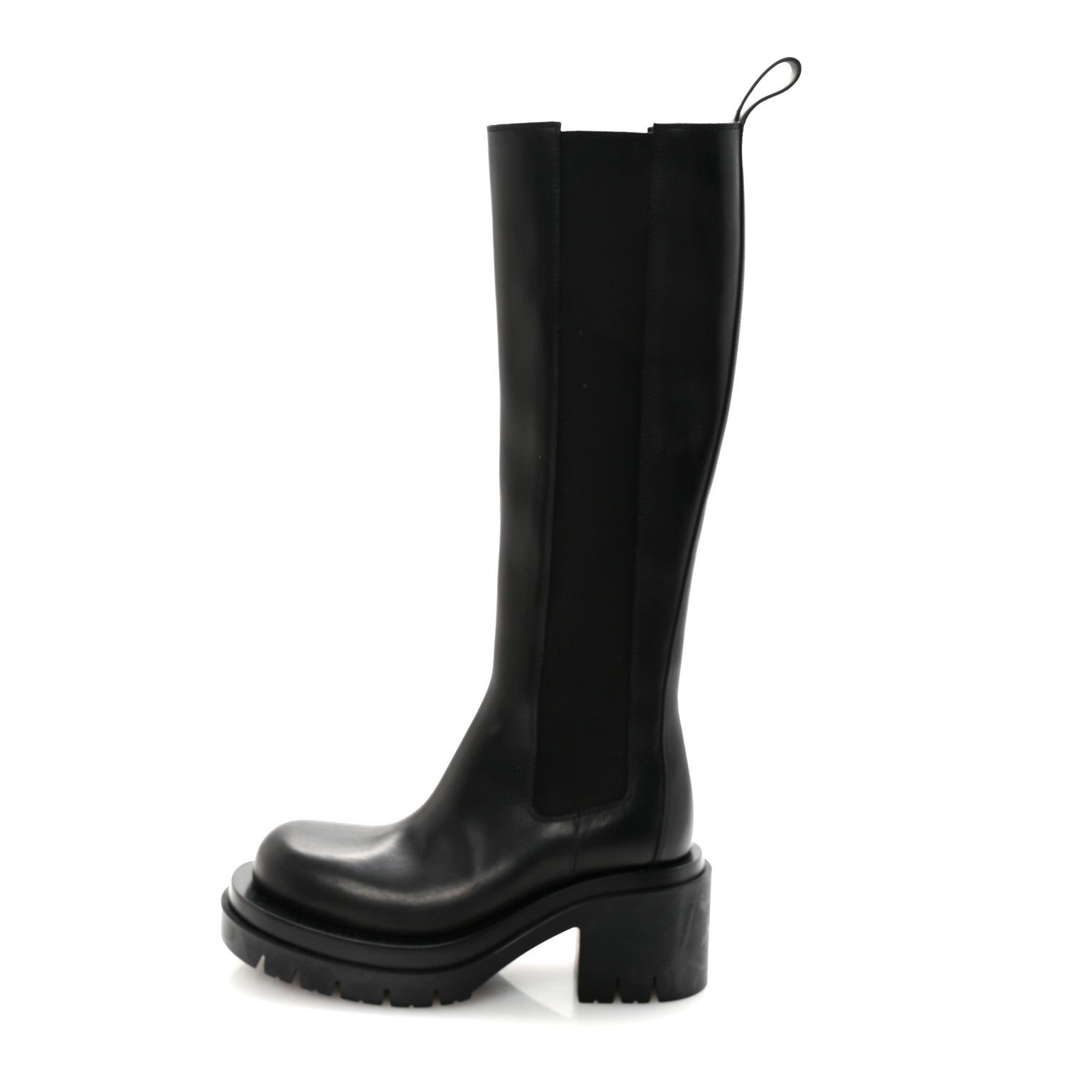 Bottega Veneta Calfskin The Lug Chelsea 30/70mm Tall Boots 36.5