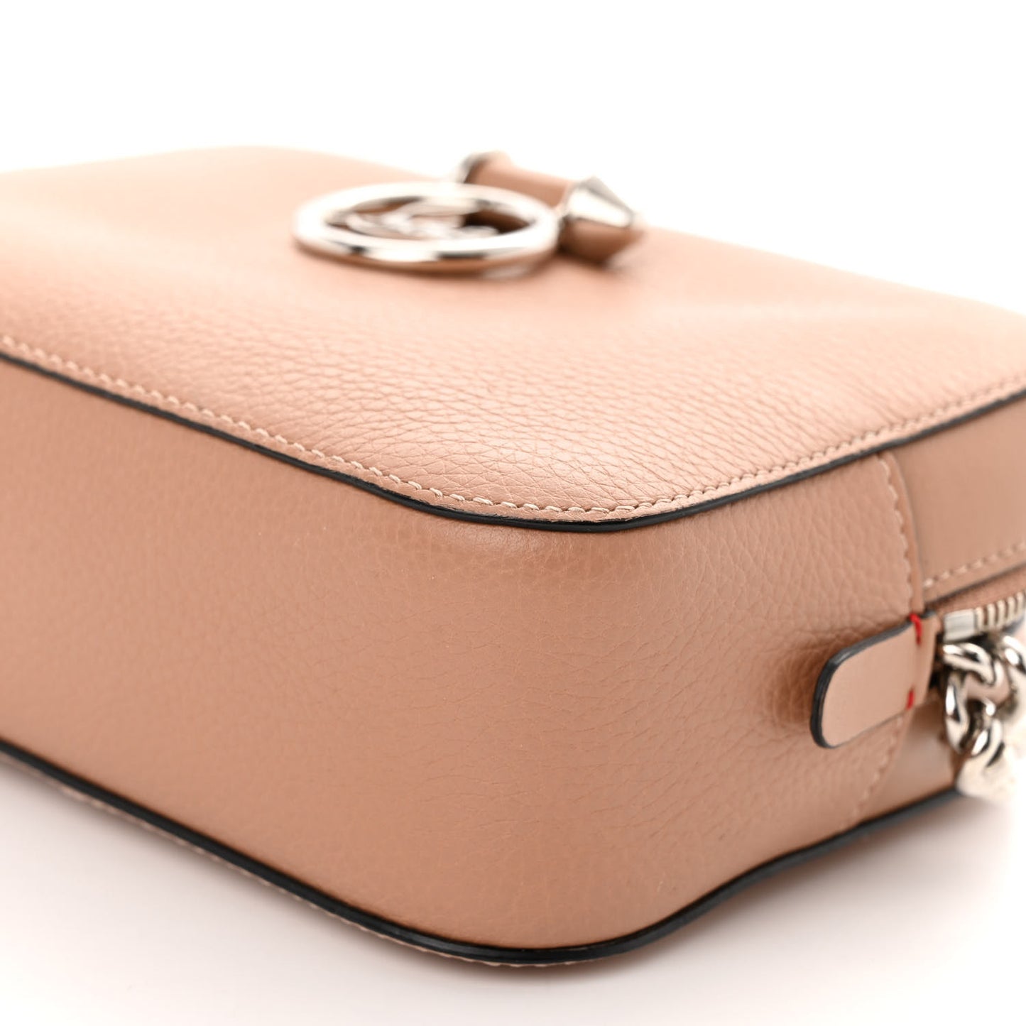 Calfskin Mini Rubylou Crossbody Nude