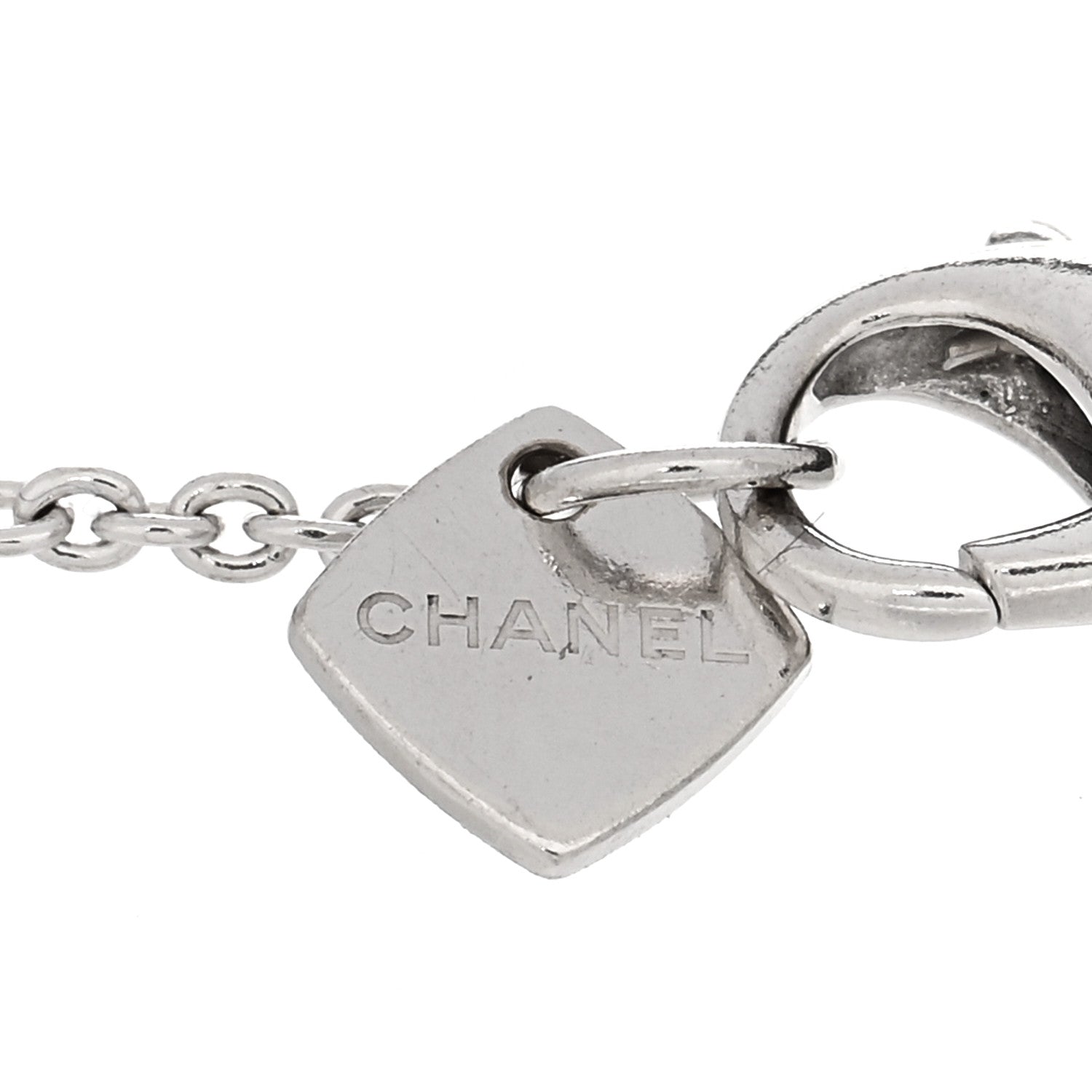 Chanel 18K White Gold Diamond Coco Bracelet 3 of 4
