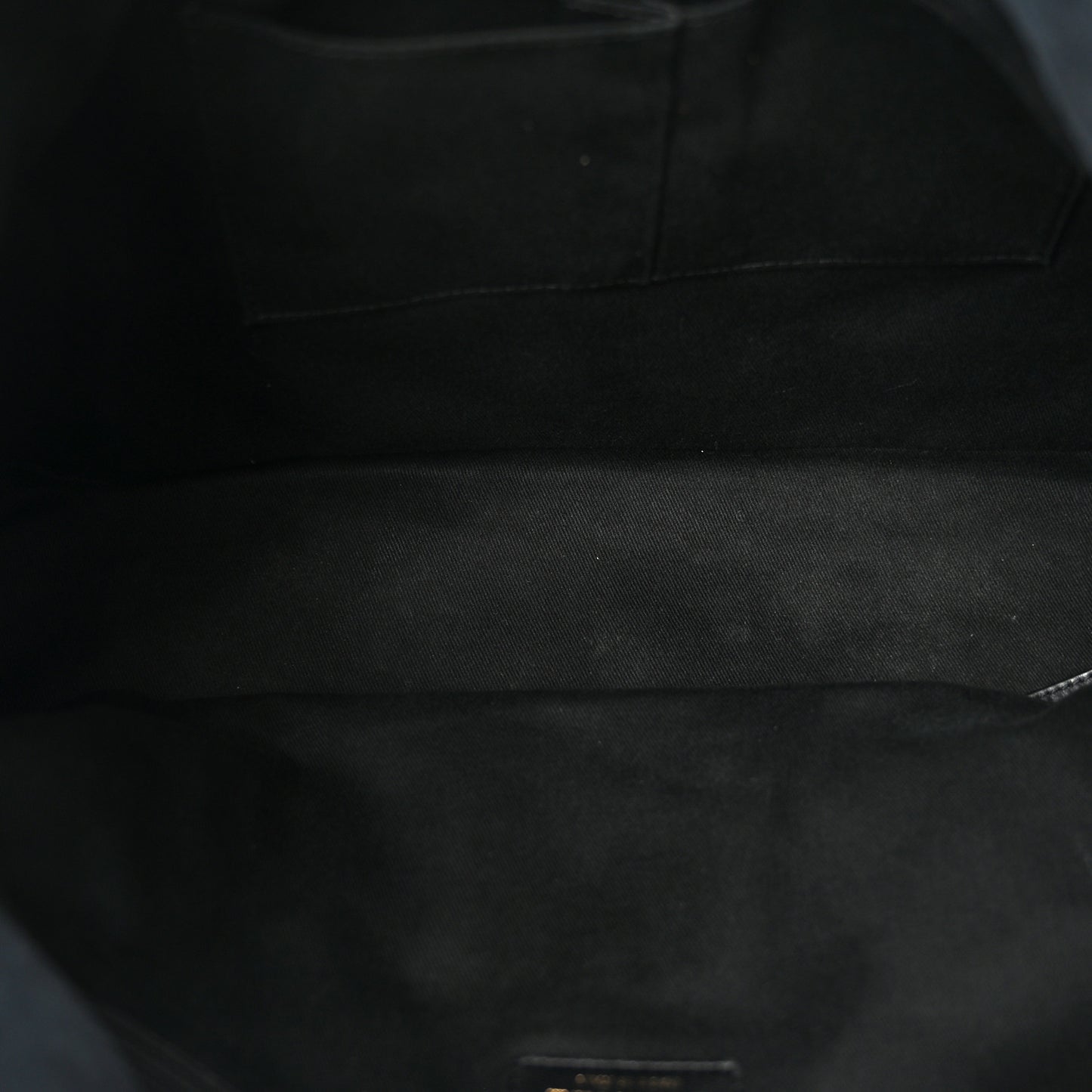 Canvas Chevron Cuba Patchwork Shopper Tote Black