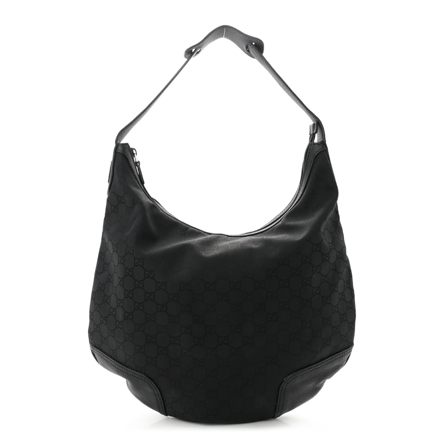 Nylon Monogram Large Princy Hobo Black