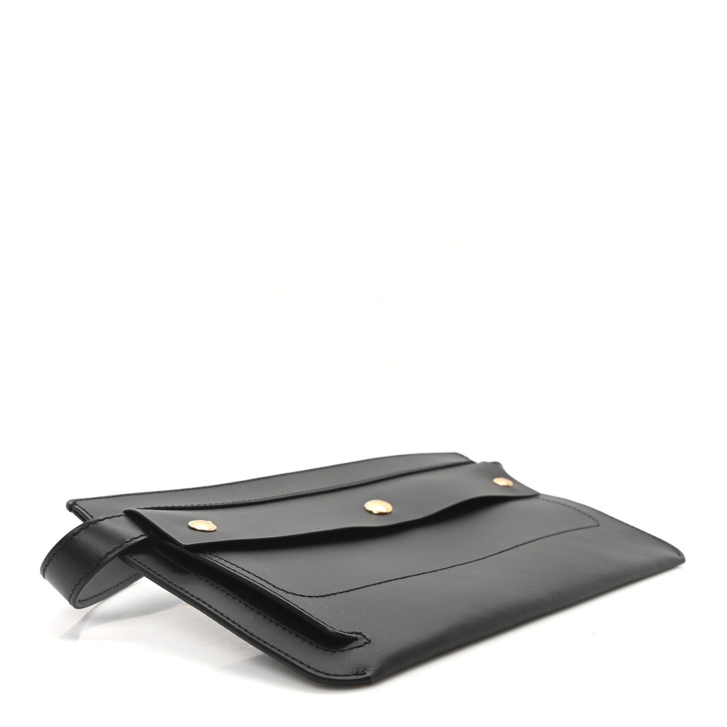 Calfksin Slim Belt Bag Black