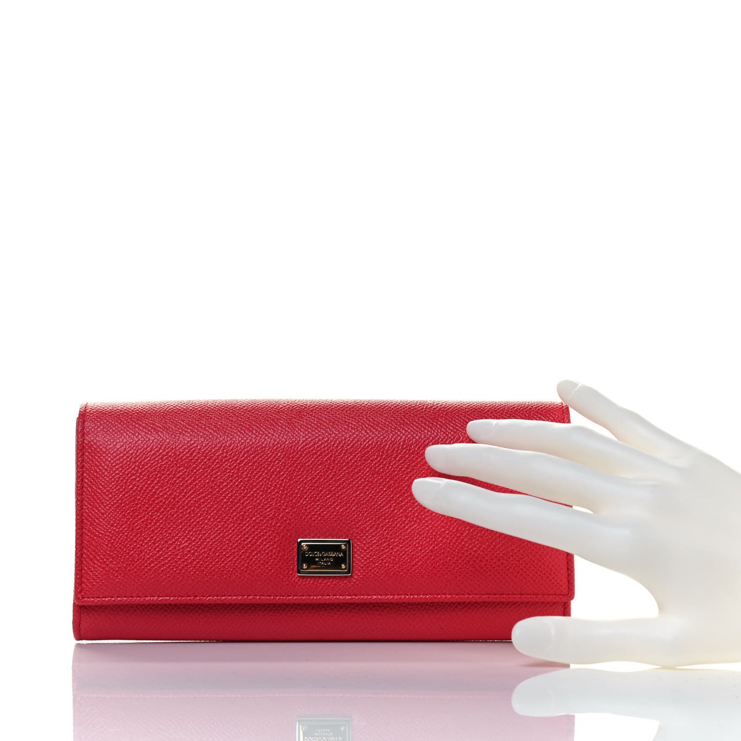 Dauphine Continental Flap Wallet Red