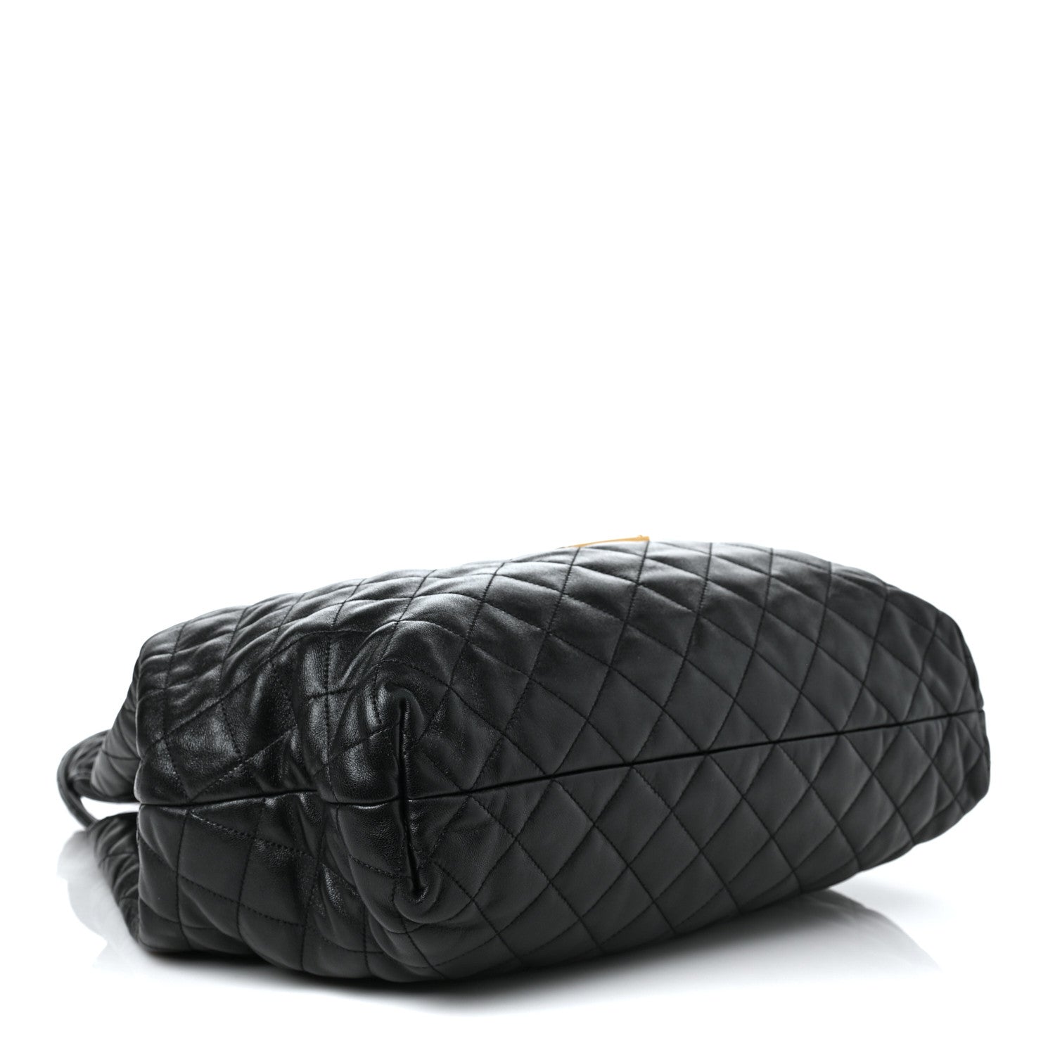 Saint Laurent Lambskin Quilted Maxi Icare Shopping Tote Black 5 of 9