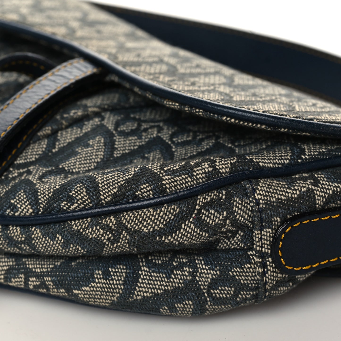 Monogram Saddle Bag Blue