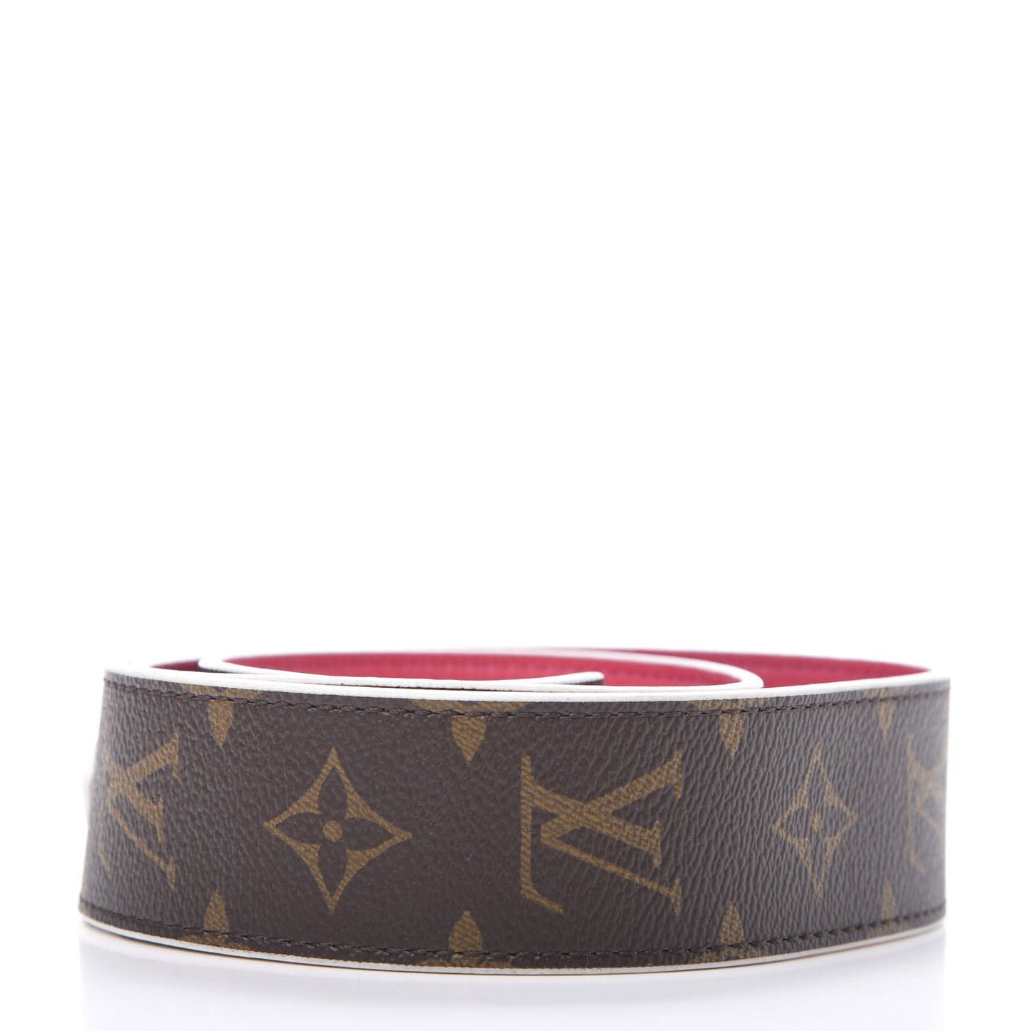 Monogram Bandouliere Shoulder Strap Hot Pink