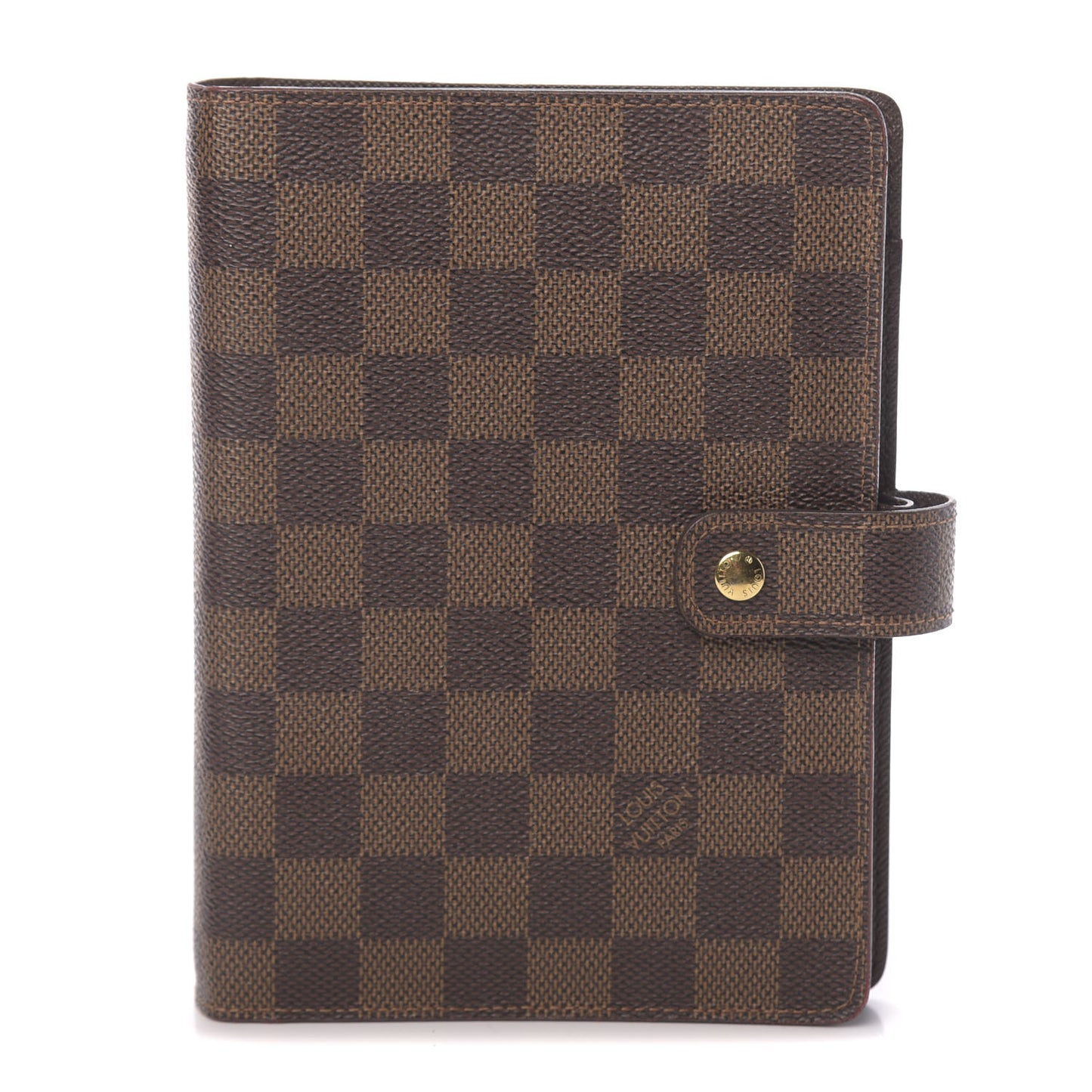 Damier Ebene Medium Ring Agenda Cover