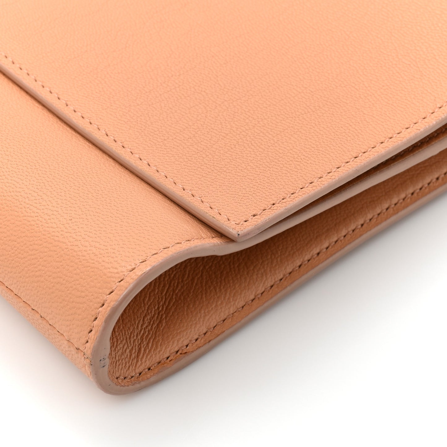 Calfskin Large Belle De Jour Clutch Beige