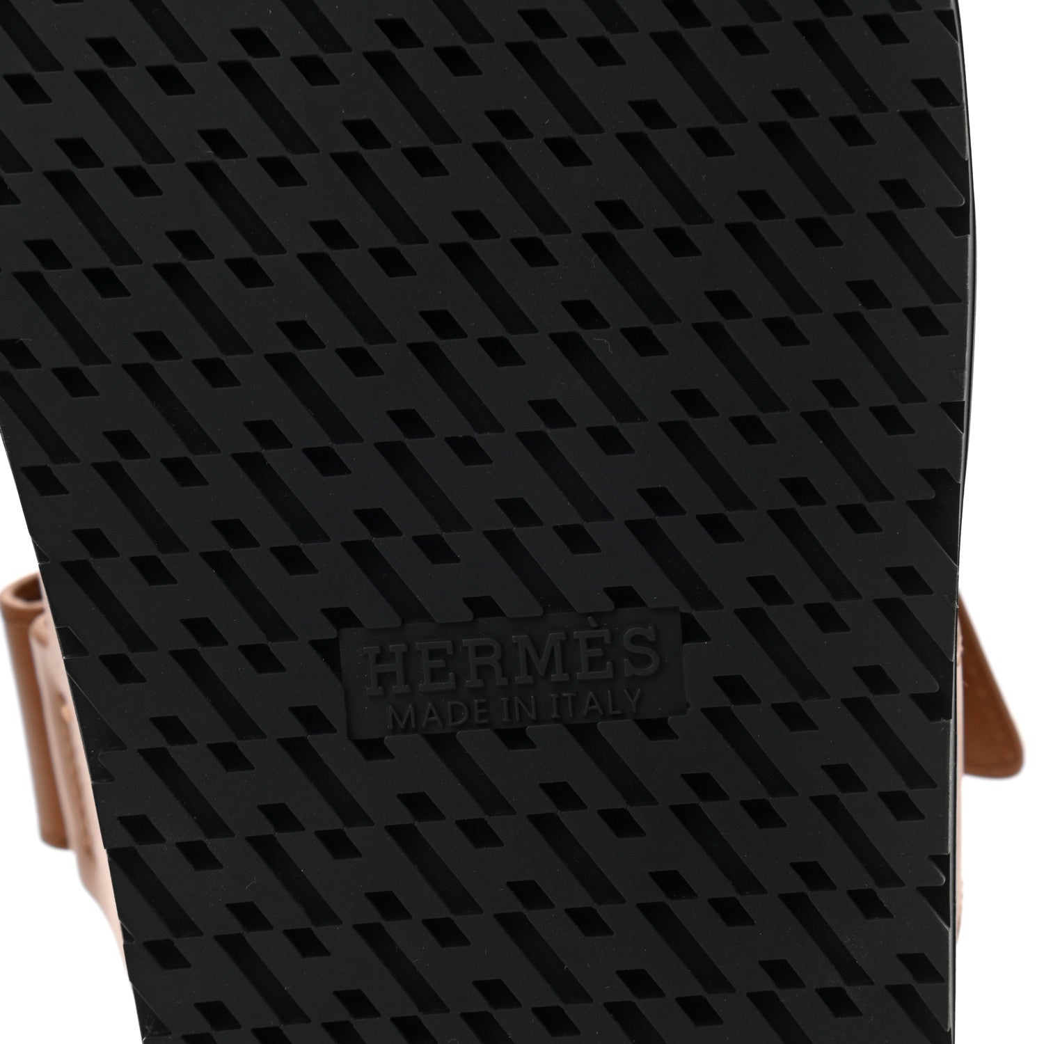 Hermes Calfskin Mens Chypre Sandals 42 Gold 6 of 9