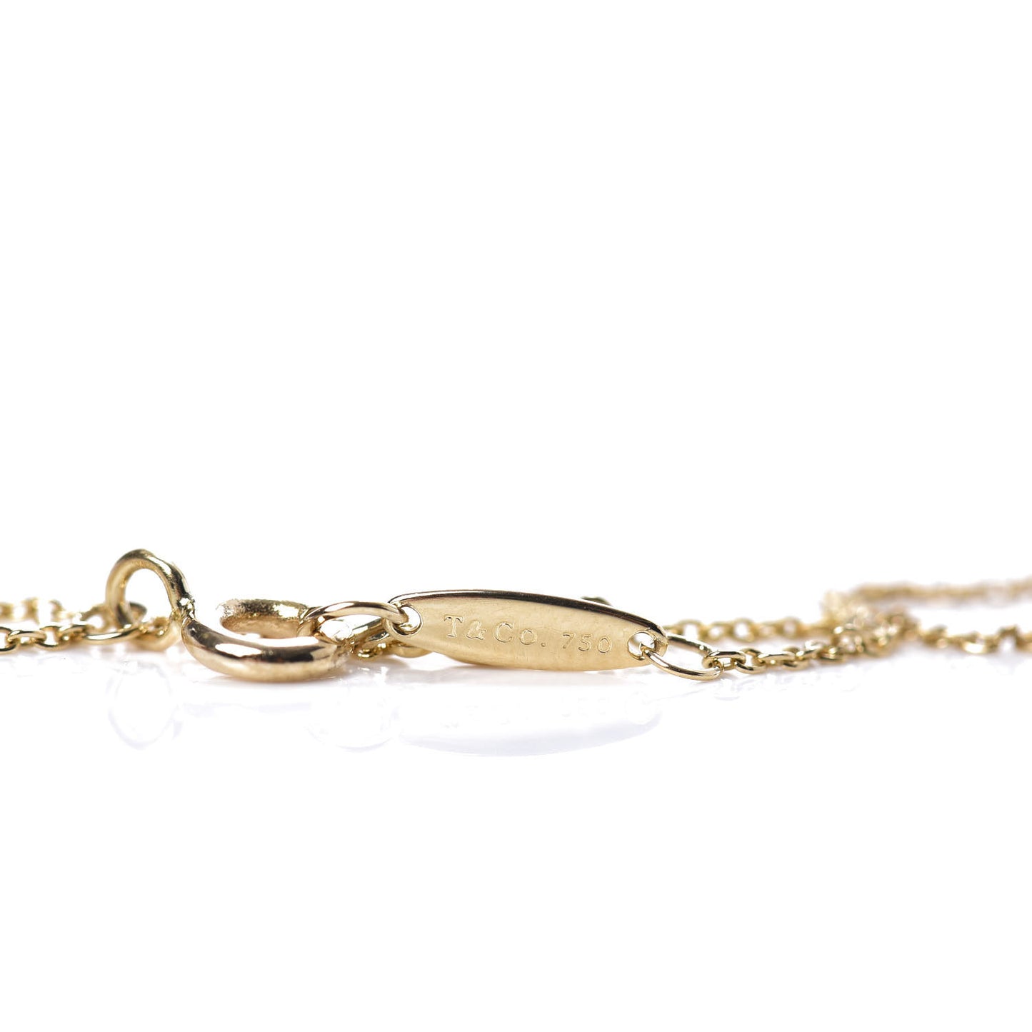 18K Yellow Gold Diamond .15ctw Elsa Peretti Diamonds by the Yard Station Bracelet