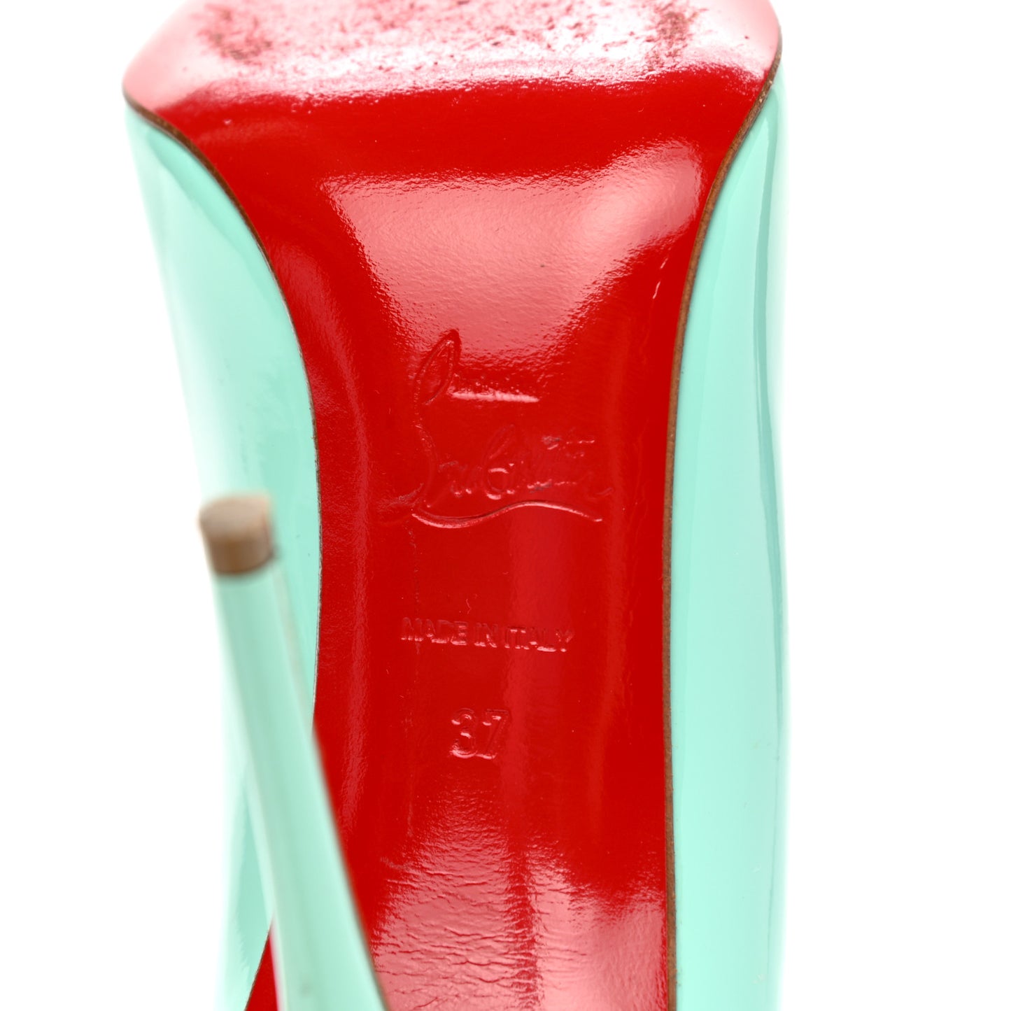 Patent Pigalle Follies 100 Pumps 37 Opaline