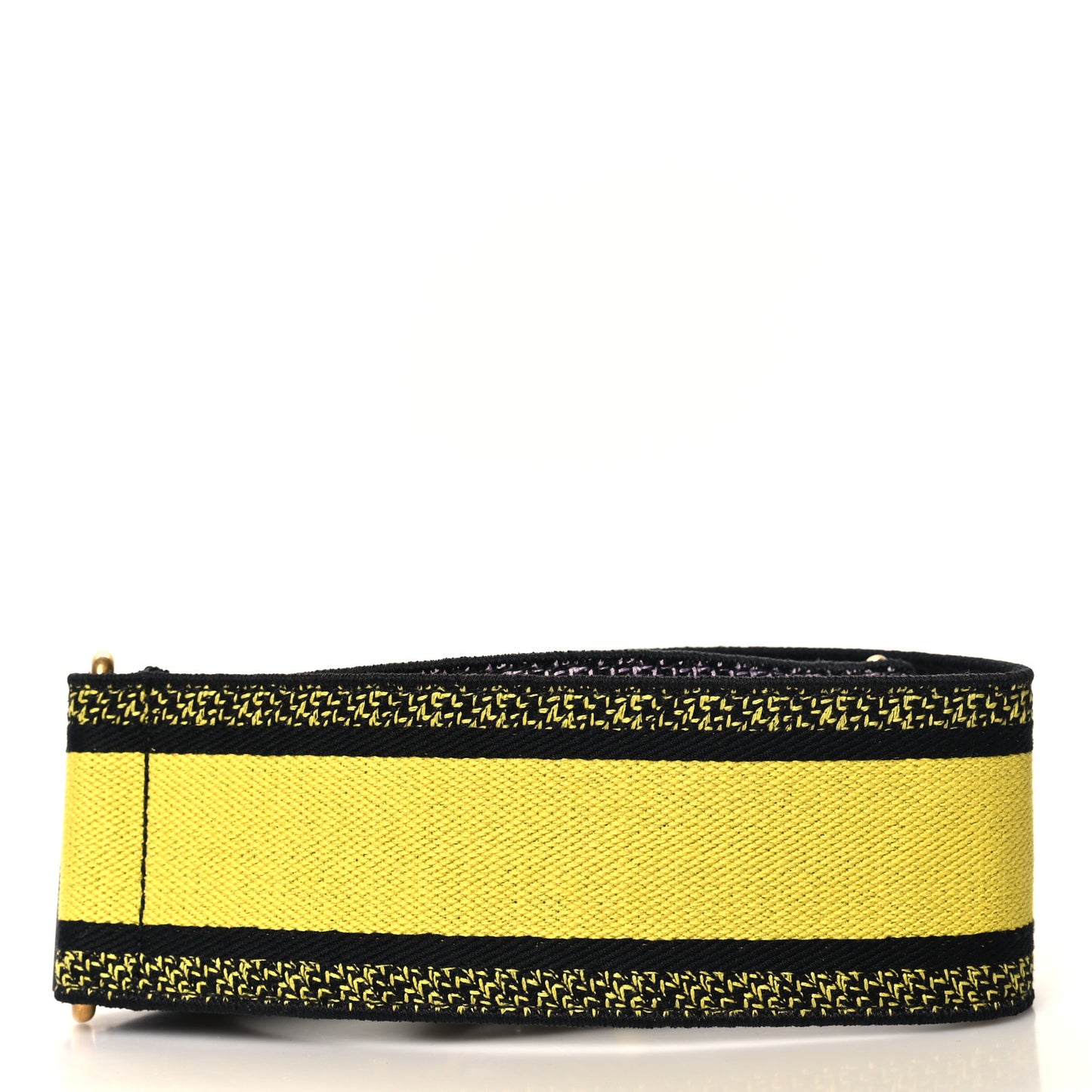 Canvas Embroidered Shoulder Strap Fuchsia Yellow
