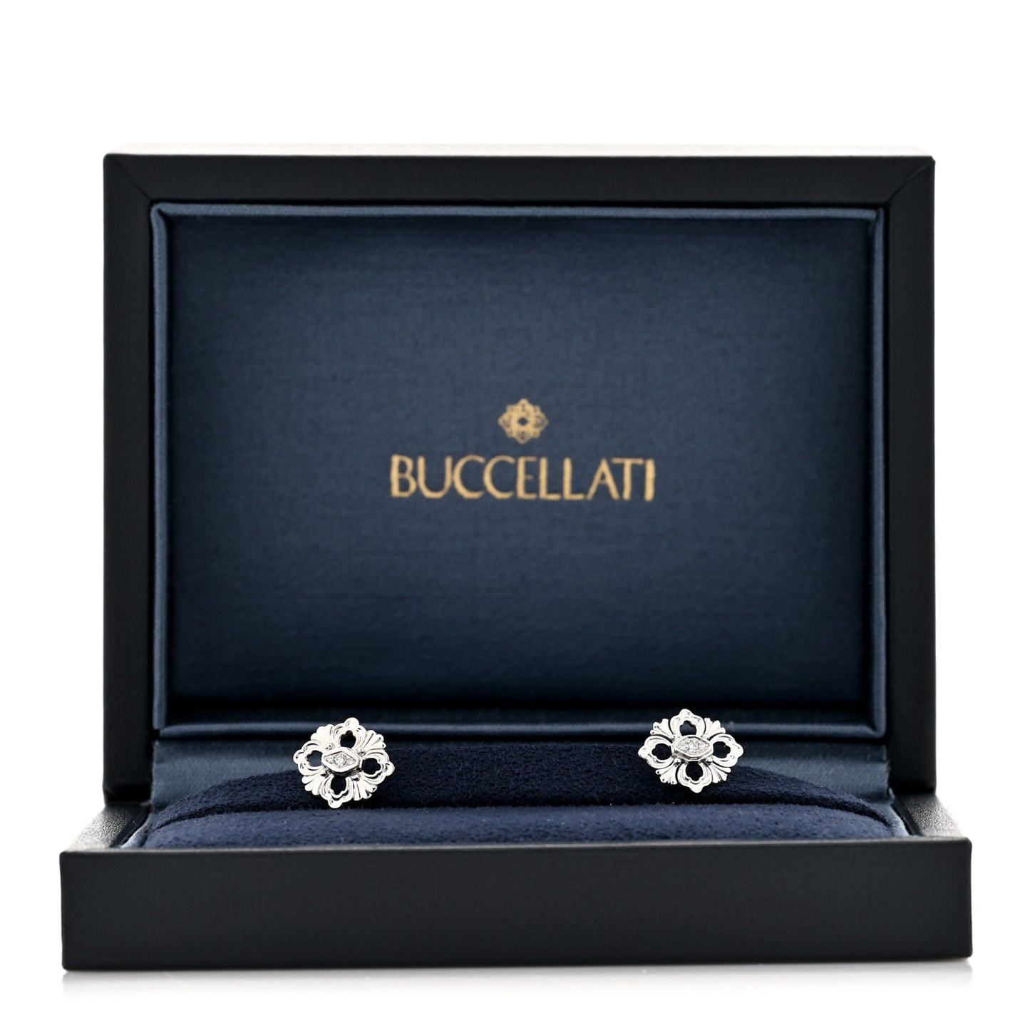 18K White Gold Diamond Opera Earrings