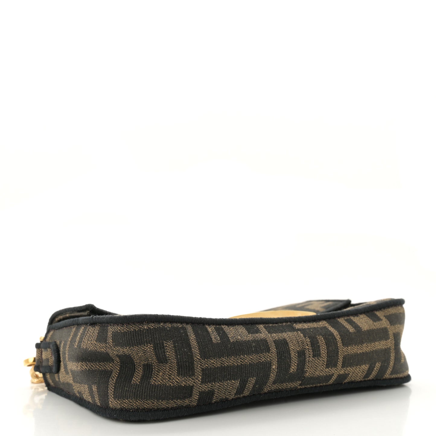 Fabric Jacquard FF 1974 Mini Baguette Tobacco Moro Black
