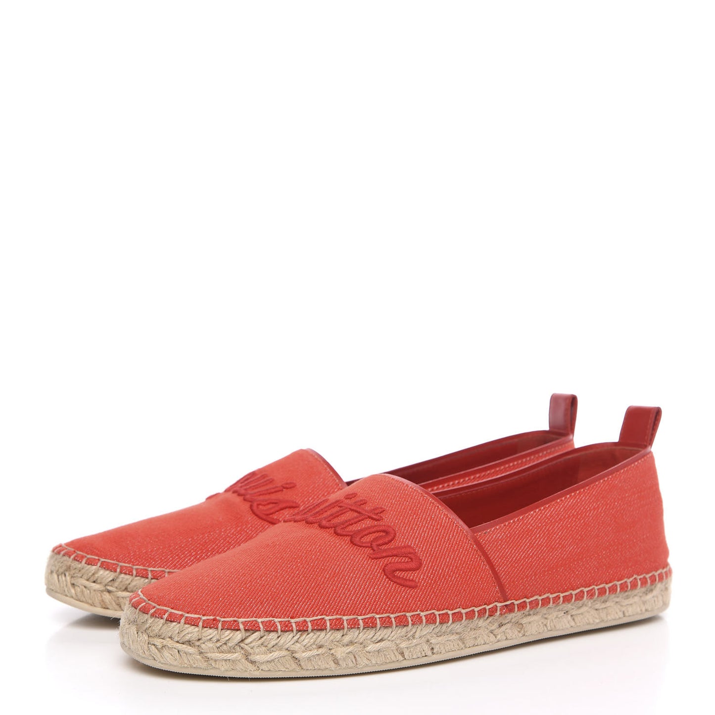Canvas Waterfall Espadrille 40 Rouge