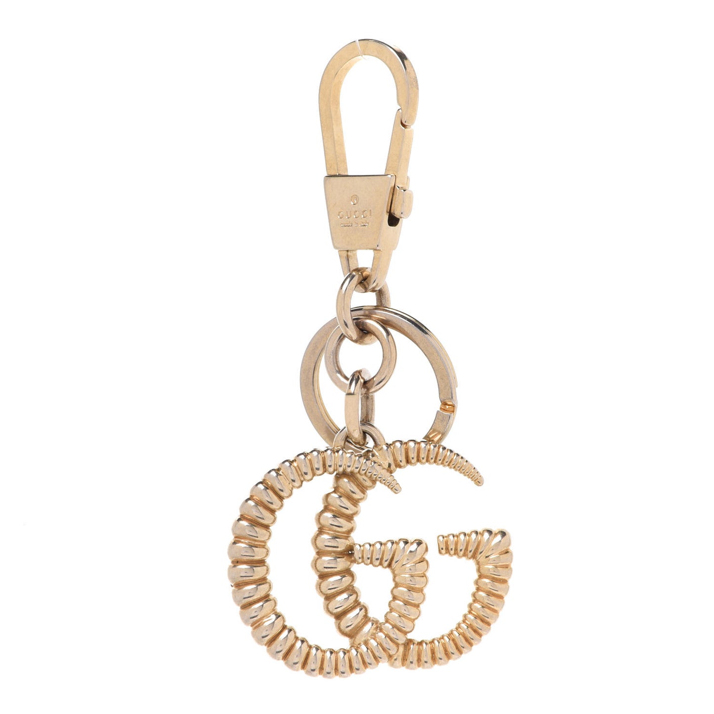 Torchon Double G Key Chain Gold