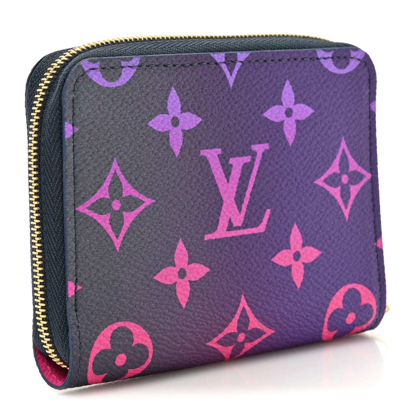 Monogram Giant Spring In The City Zippy Coin Purse Midnight Fuchsia